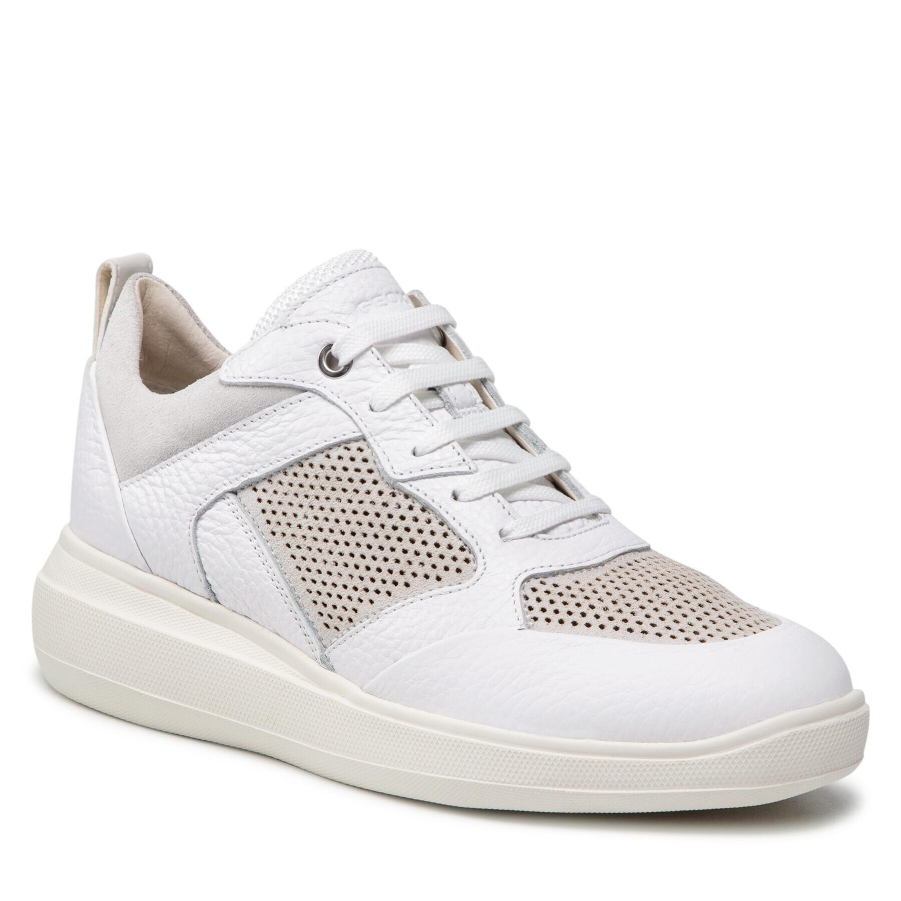 Geox Sneakers D Rubidia A D25APA 04622 C1002 Alb - Pled.ro