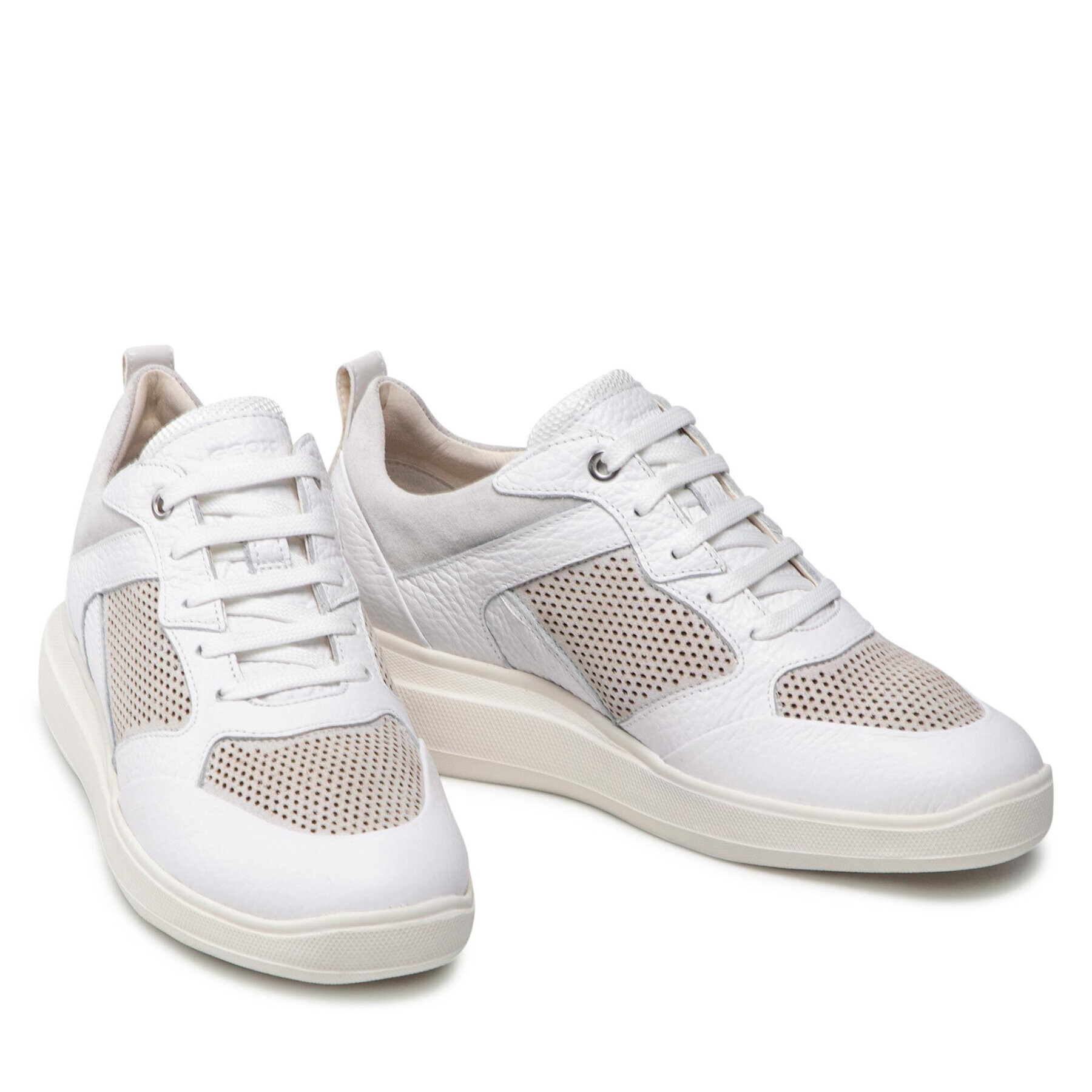 Geox Sneakers D Rubidia A D25APA 04622 C1002 Alb - Pled.ro