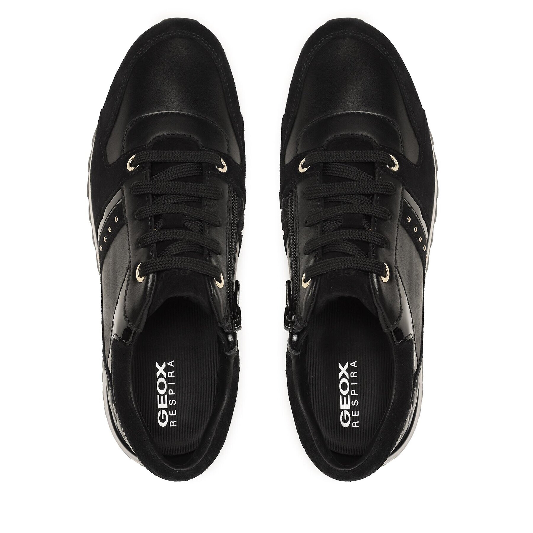 Geox Sneakers D Tabelya D36AQB 08522 C9999 Negru - Pled.ro