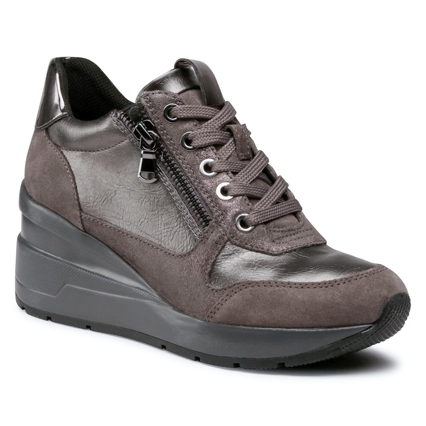 Geox Sneakers D Zosma B D048LB 022BN C9F1G Gri - Pled.ro