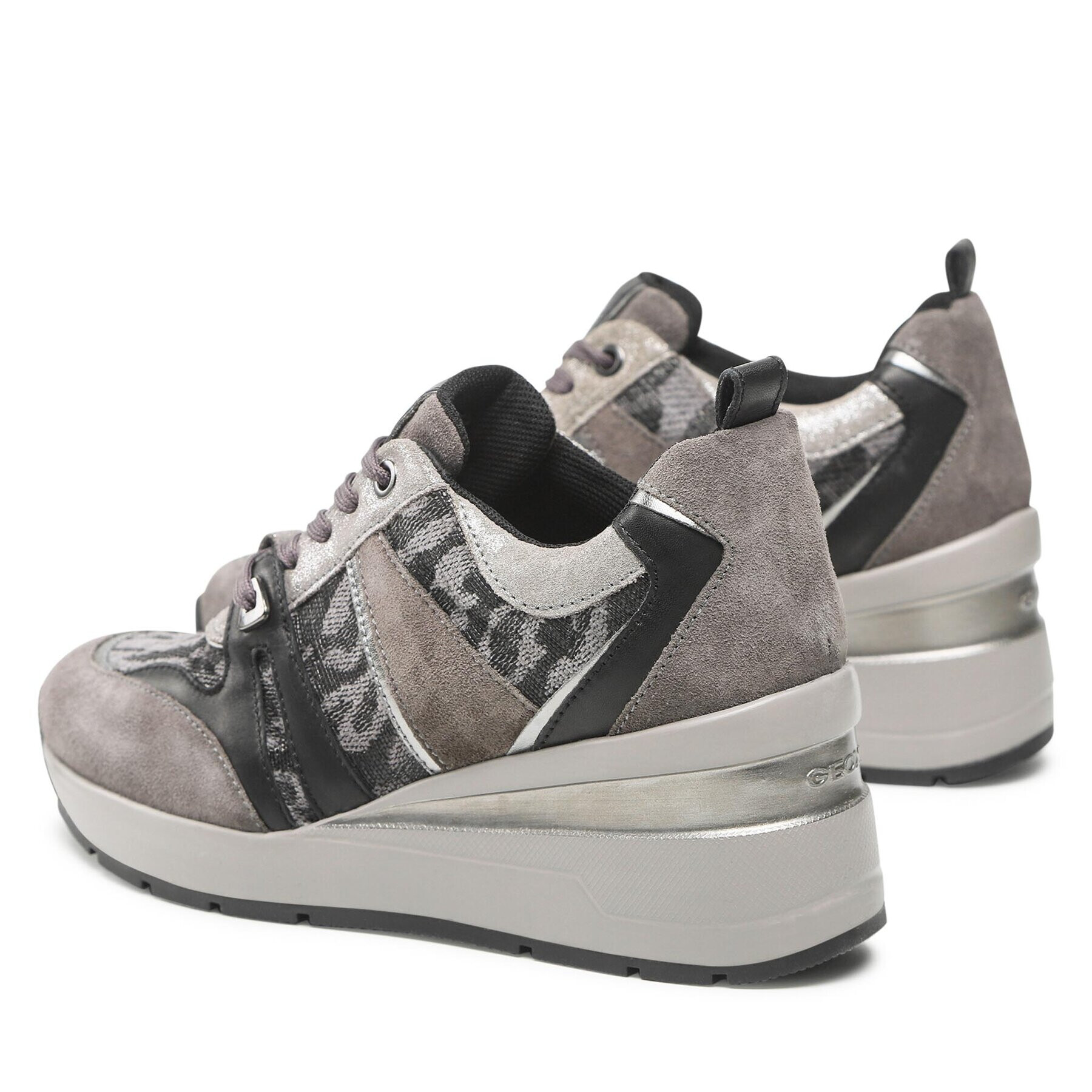 Geox Sneakers D Zosma B D268LB 0ZI22 C9002 Gri - Pled.ro