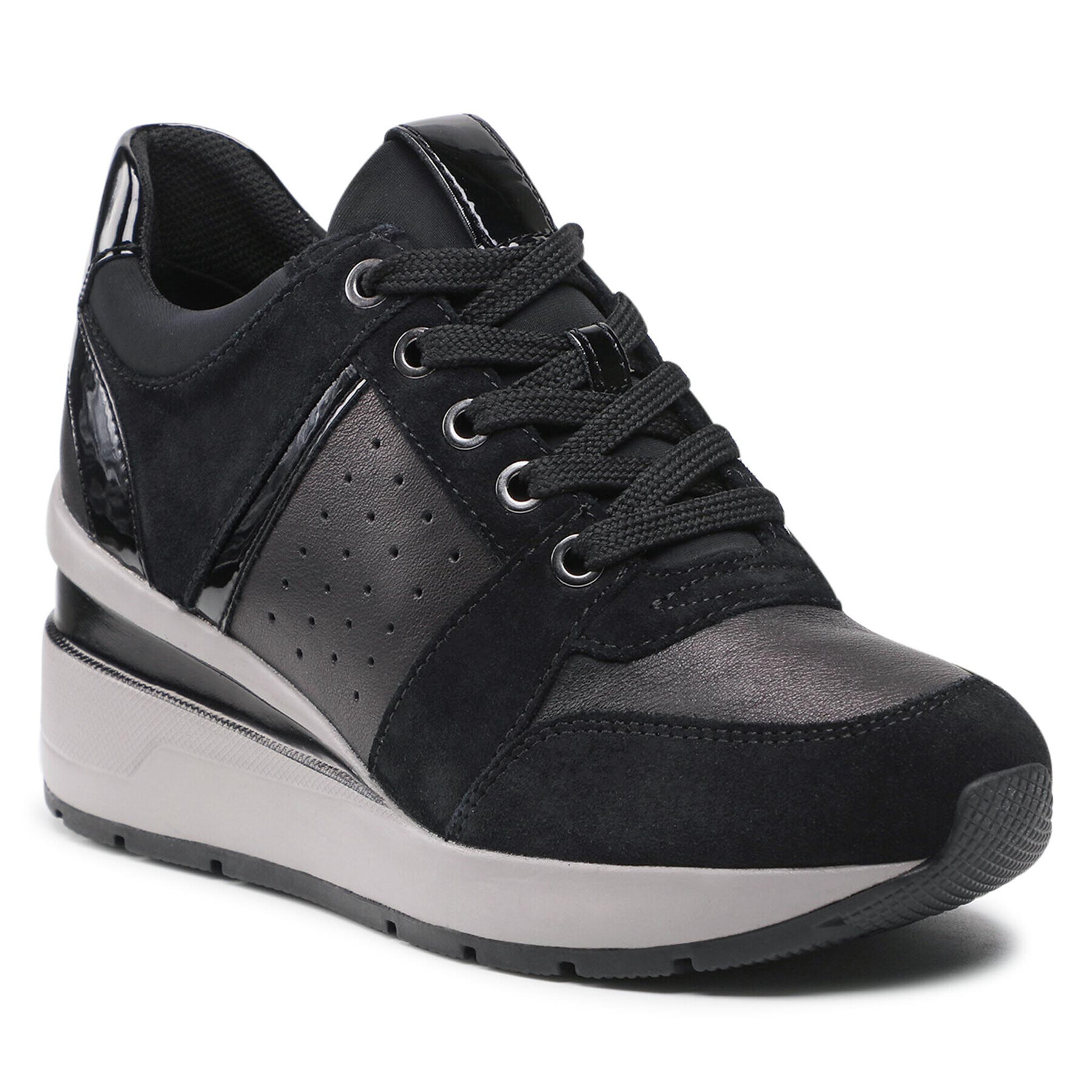 Geox Sneakers D zosma C D168LC 02285 C9999 Negru - Pled.ro