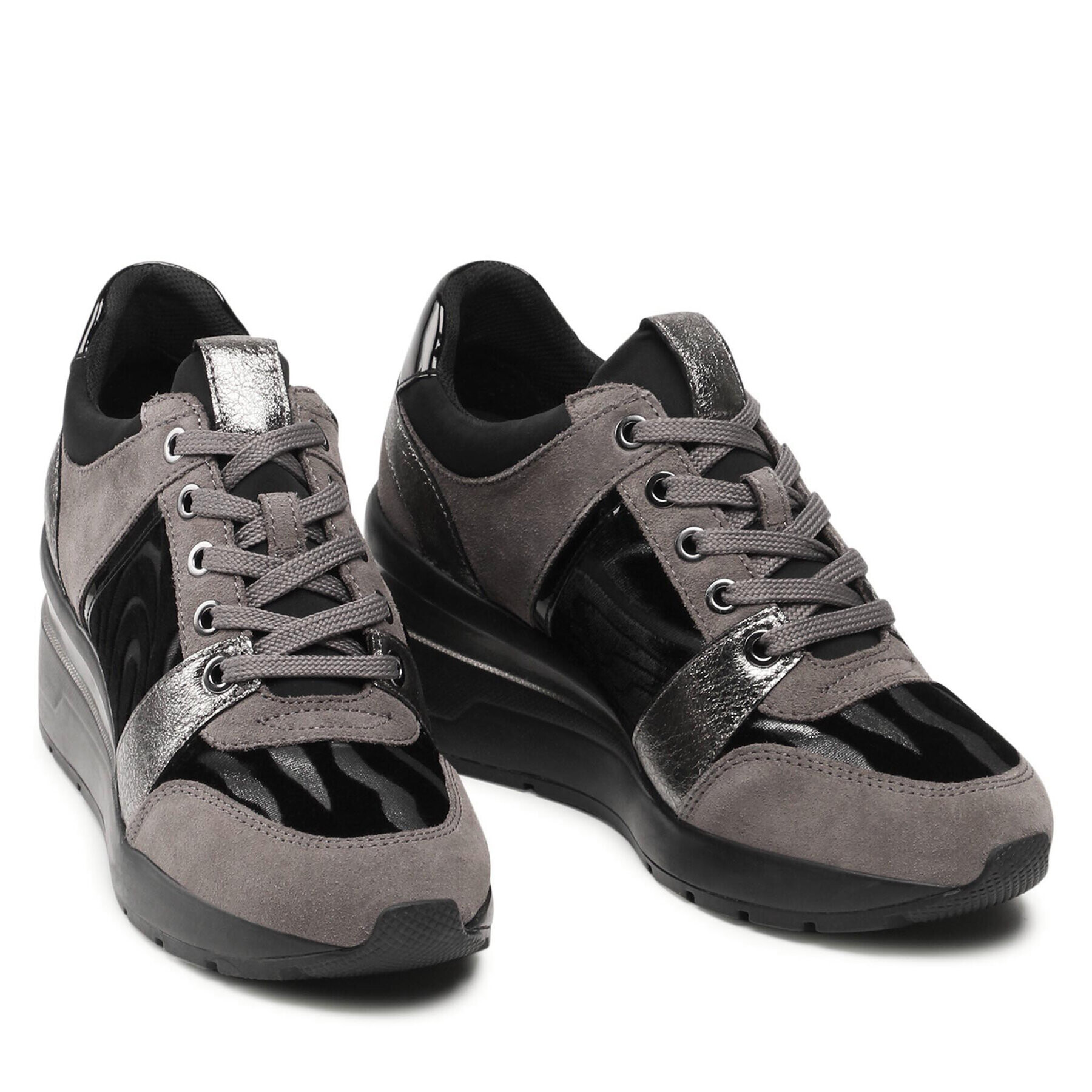 Geox Sneakers D Zosma D168LD-022FP C9002 Gri - Pled.ro