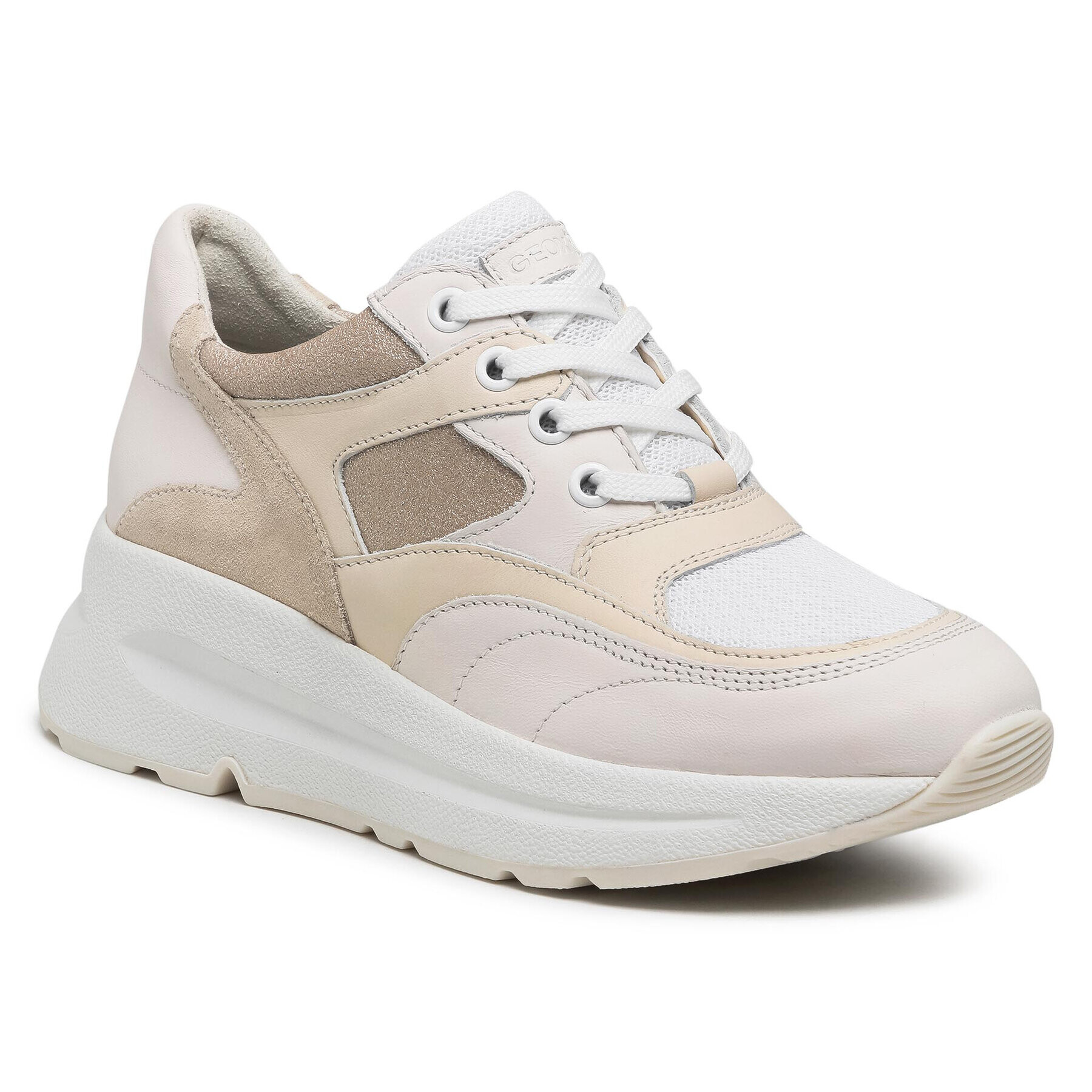 Geox Sneakers D15FLA 00085 C1626 Alb - Pled.ro