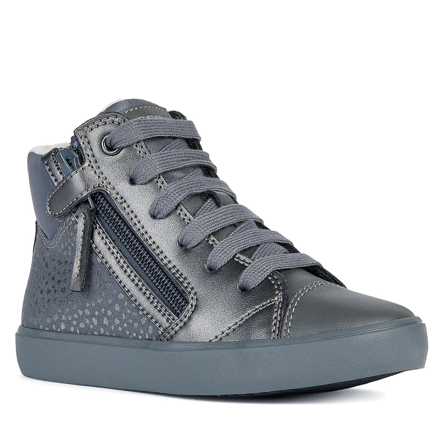 Geox Sneakers J Gisli J364NB 0DHAJ C0710 D Gri - Pled.ro