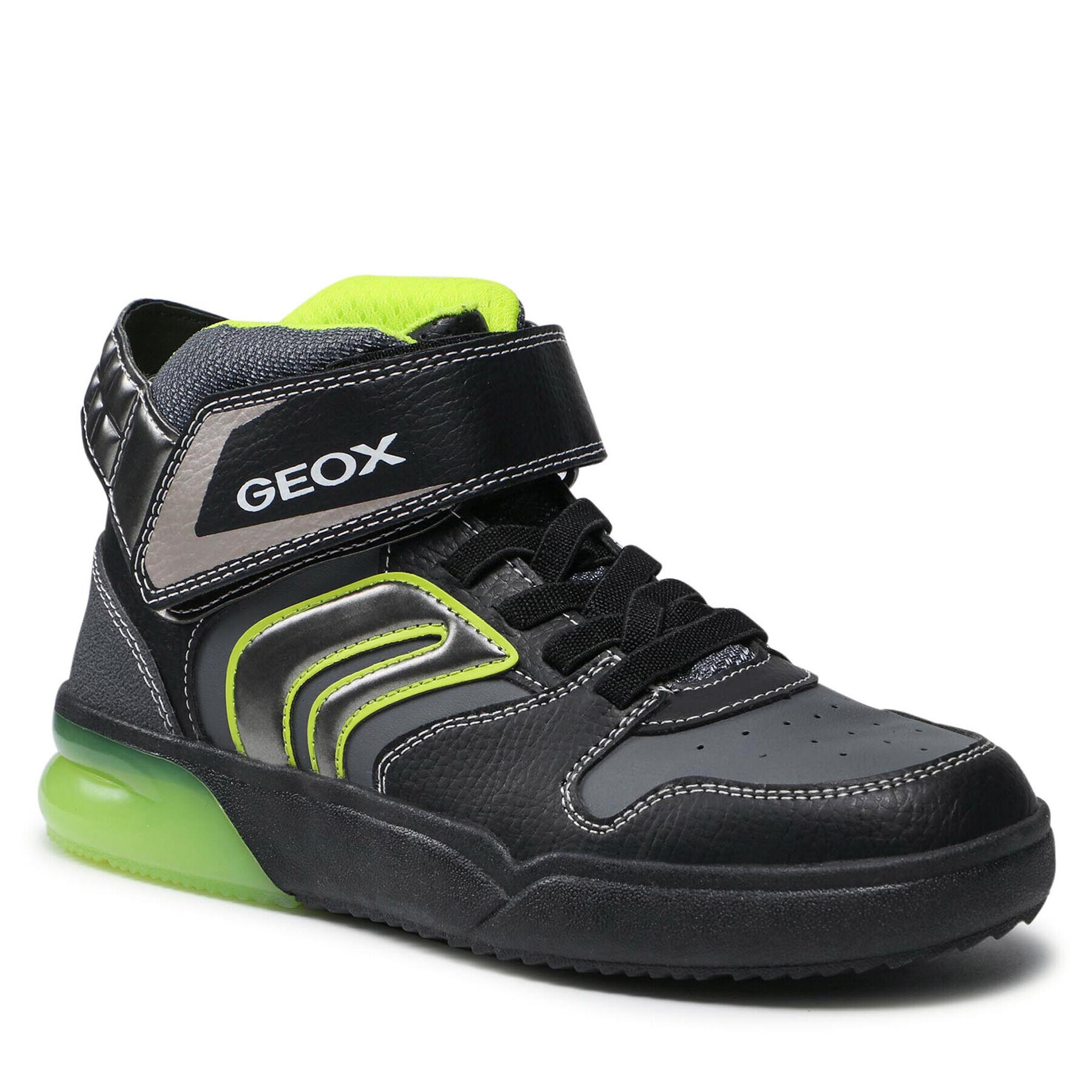 Geox Sneakers J Grayjay B. A J169YA 0BU11 C0802 DD Negru - Pled.ro