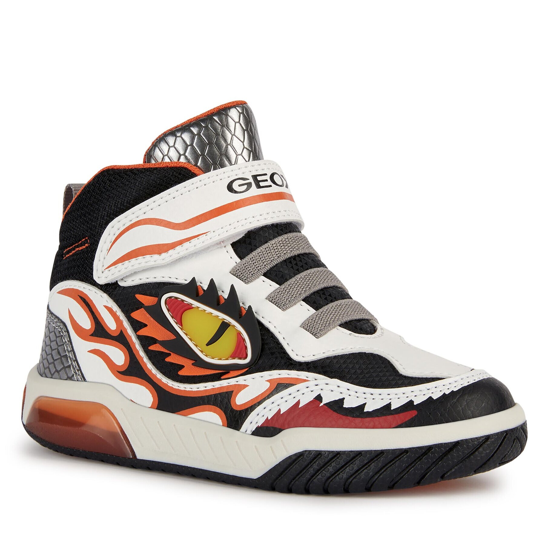 Geox Sneakers J Inek Boy J369CD 0FEFU C0422 S Alb - Pled.ro