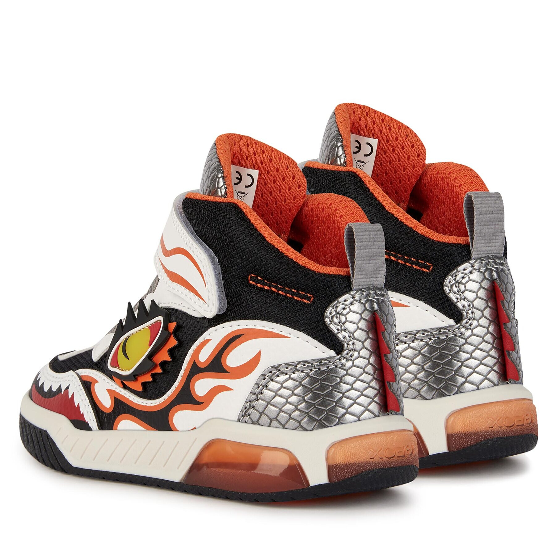 Geox Sneakers J Inek Boy J369CD 0FEFU C0422 S Alb - Pled.ro