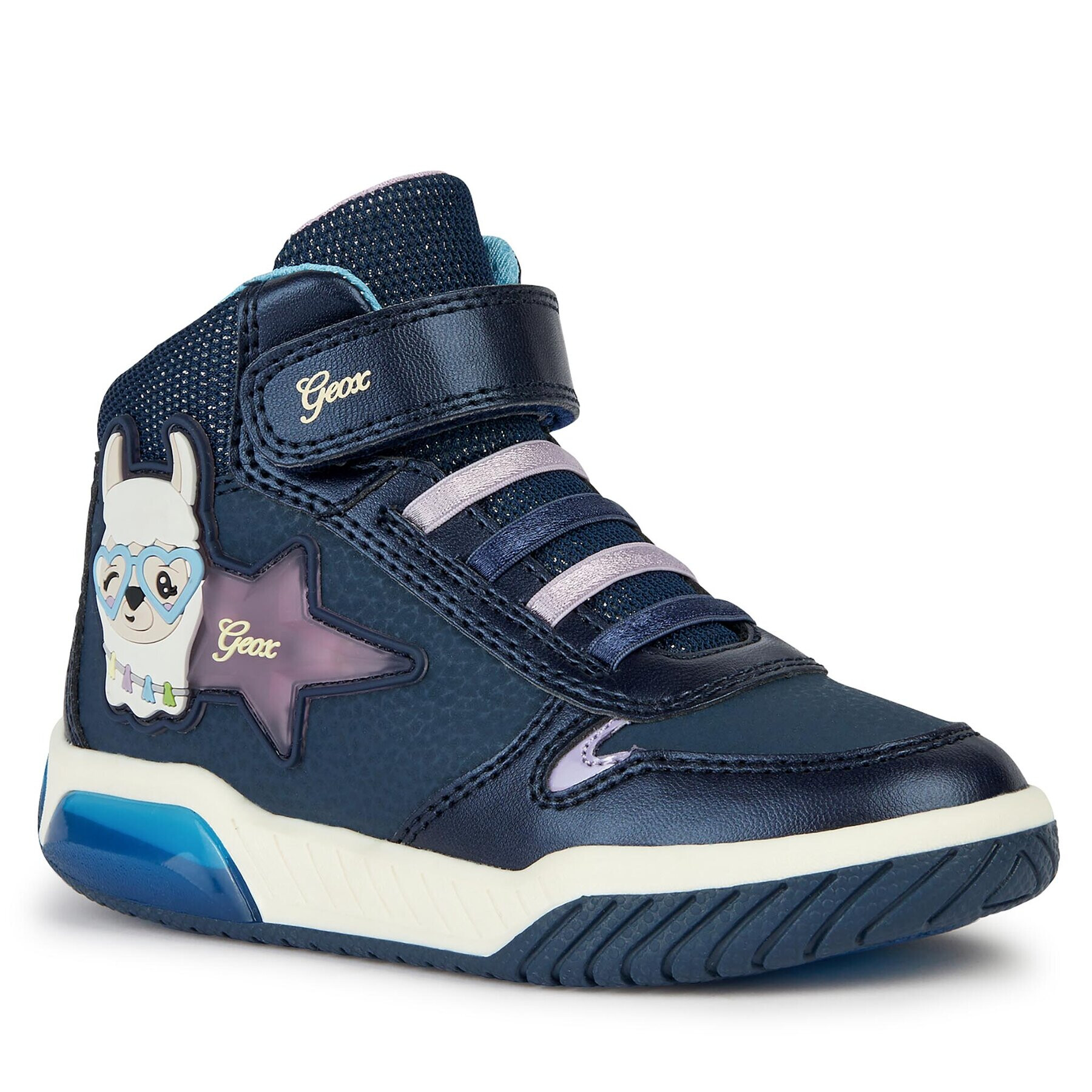 Geox Sneakers J Inek Girl J36ASC 0CENF C4215 D Bleumarin - Pled.ro