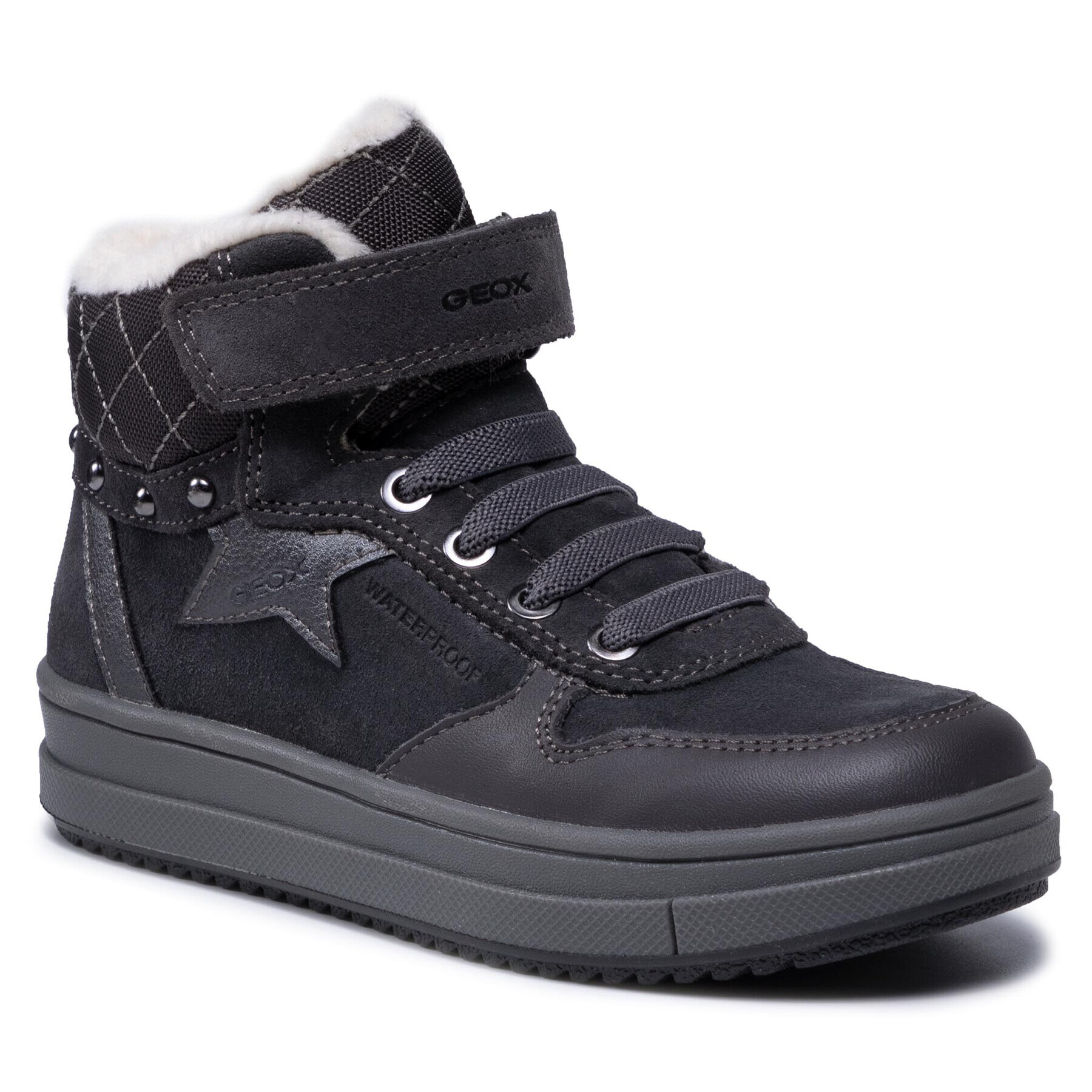 Geox Sneakers J Rebecca G.Wpf B J04CVB 022FU C9002 M Gri - Pled.ro