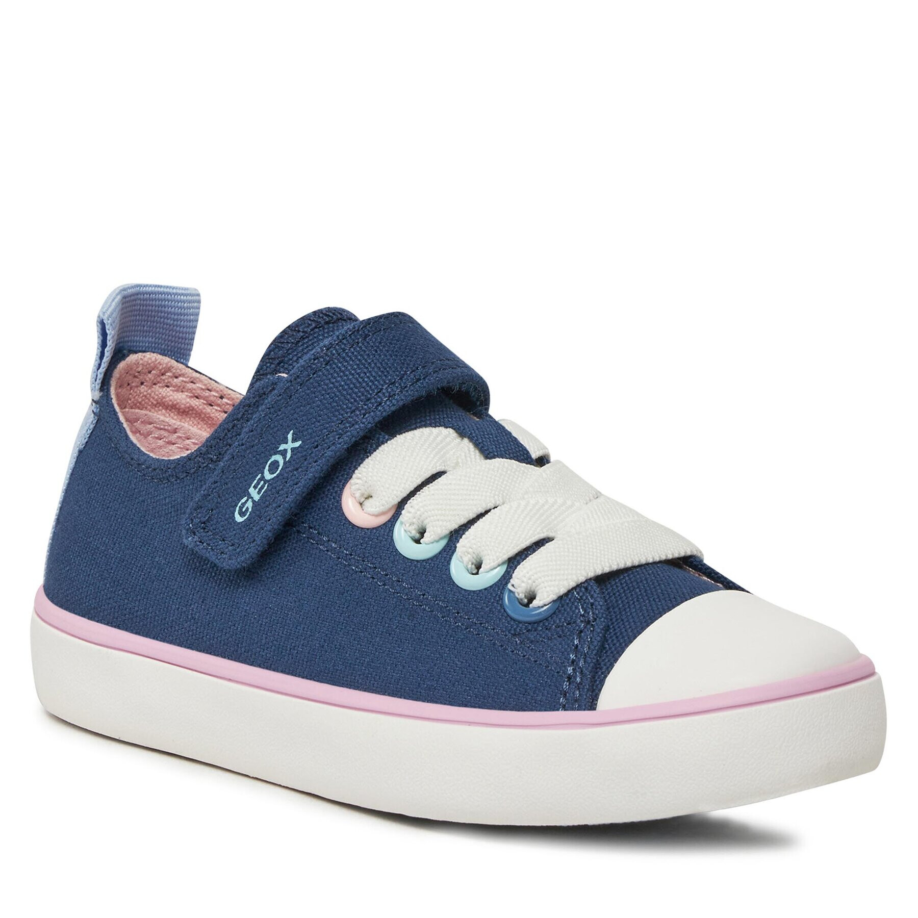 Geox Teniși J Gisli Girl J454NA 00010 C4002 M Bleumarin - Pled.ro