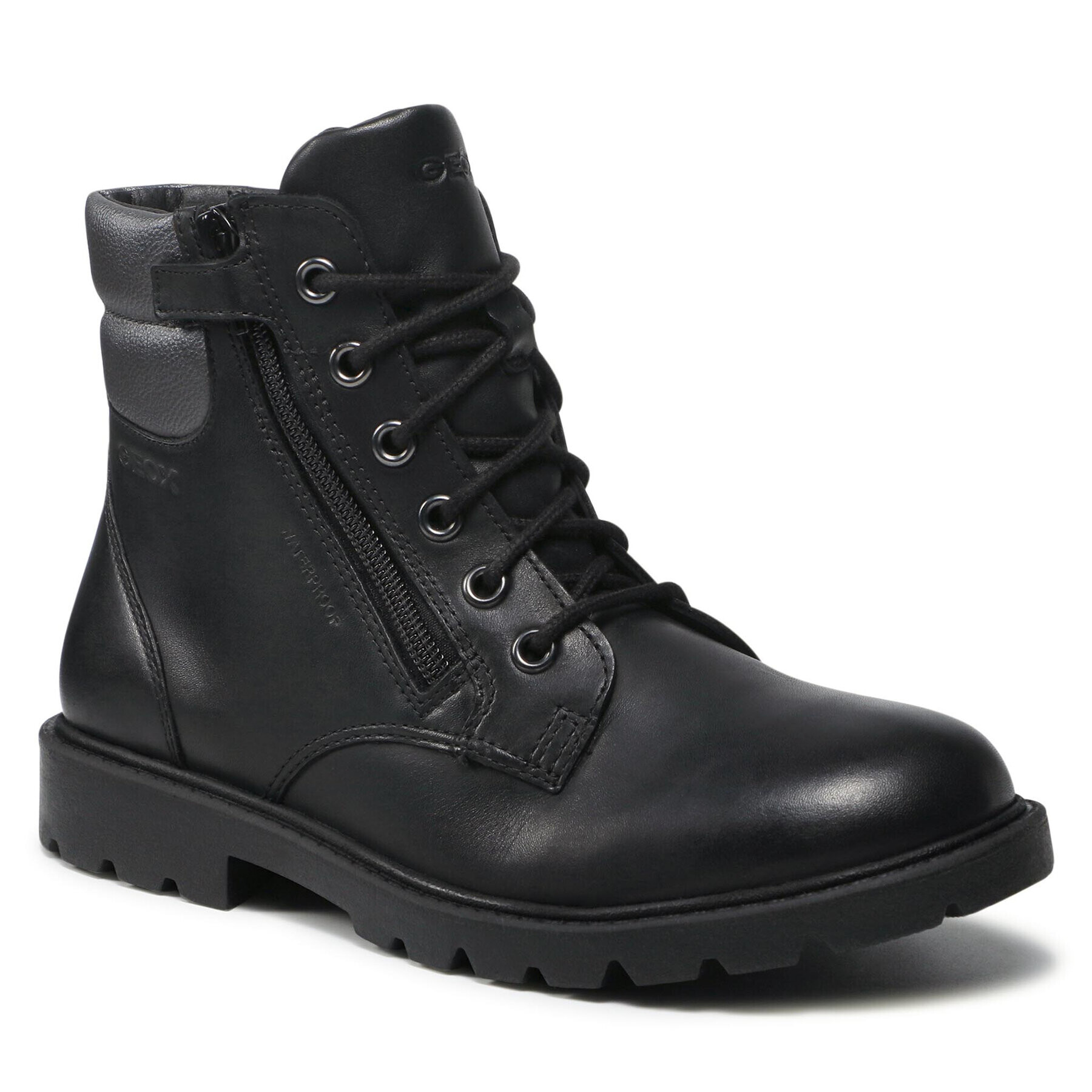 Geox Trappers J Shaylax G. Wpf A J16EYA 00043 C9999 D Negru - Pled.ro