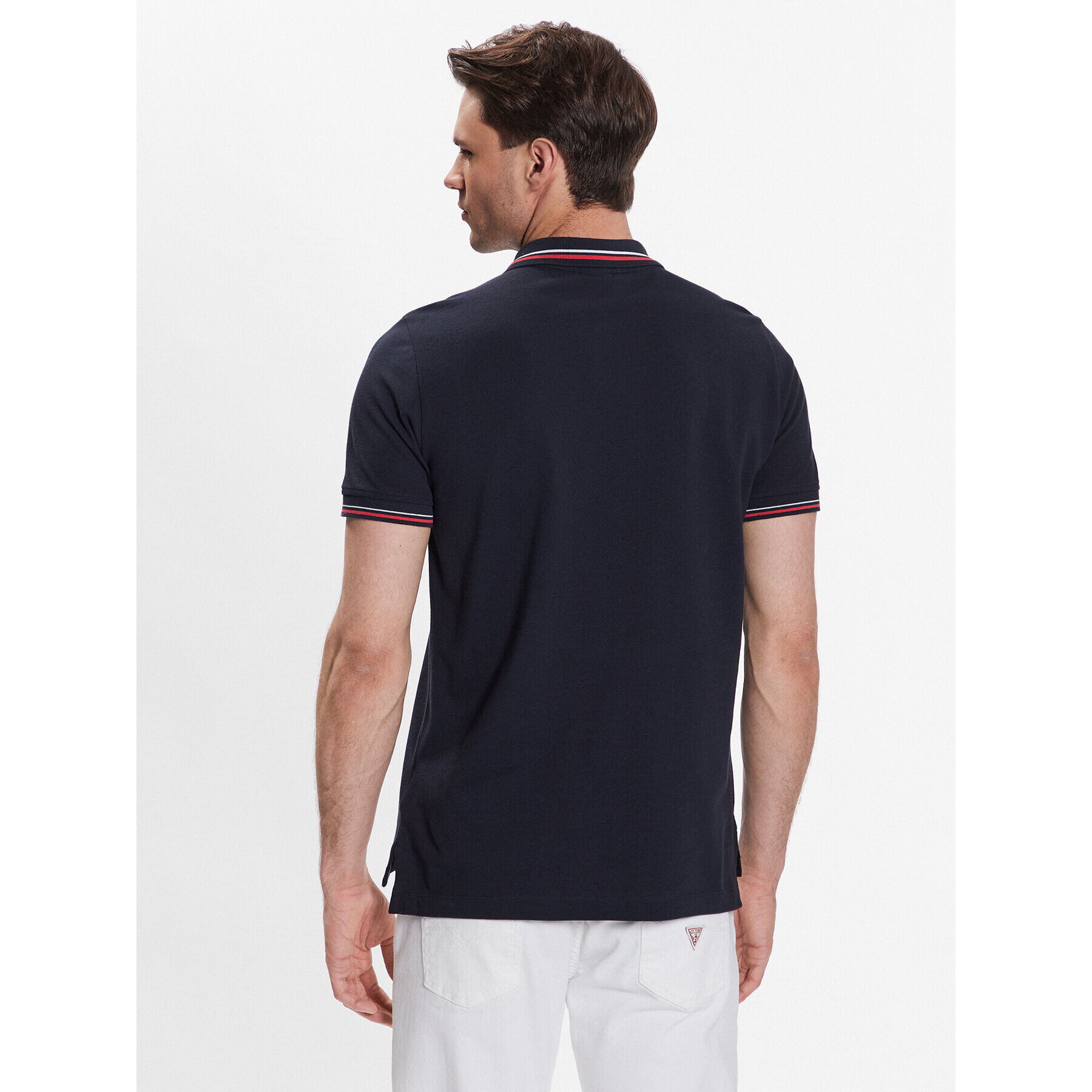 Geox Tricou polo Piquet M3510A-T2649 F4386 Bleumarin Regular Fit - Pled.ro