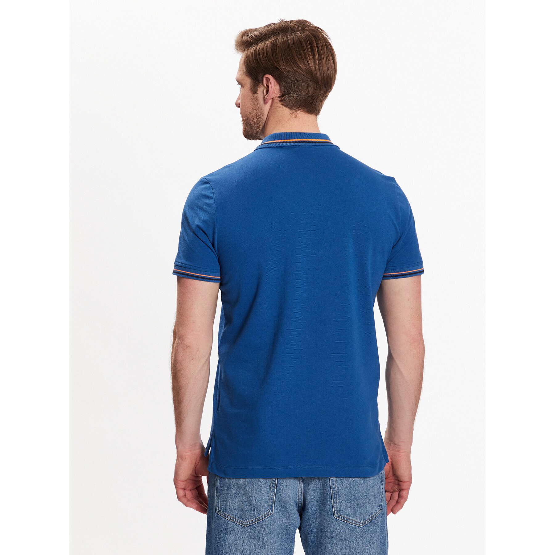 Geox Tricou polo Piquet M3511A-T2649 F4454 Bleumarin Regular Fit - Pled.ro