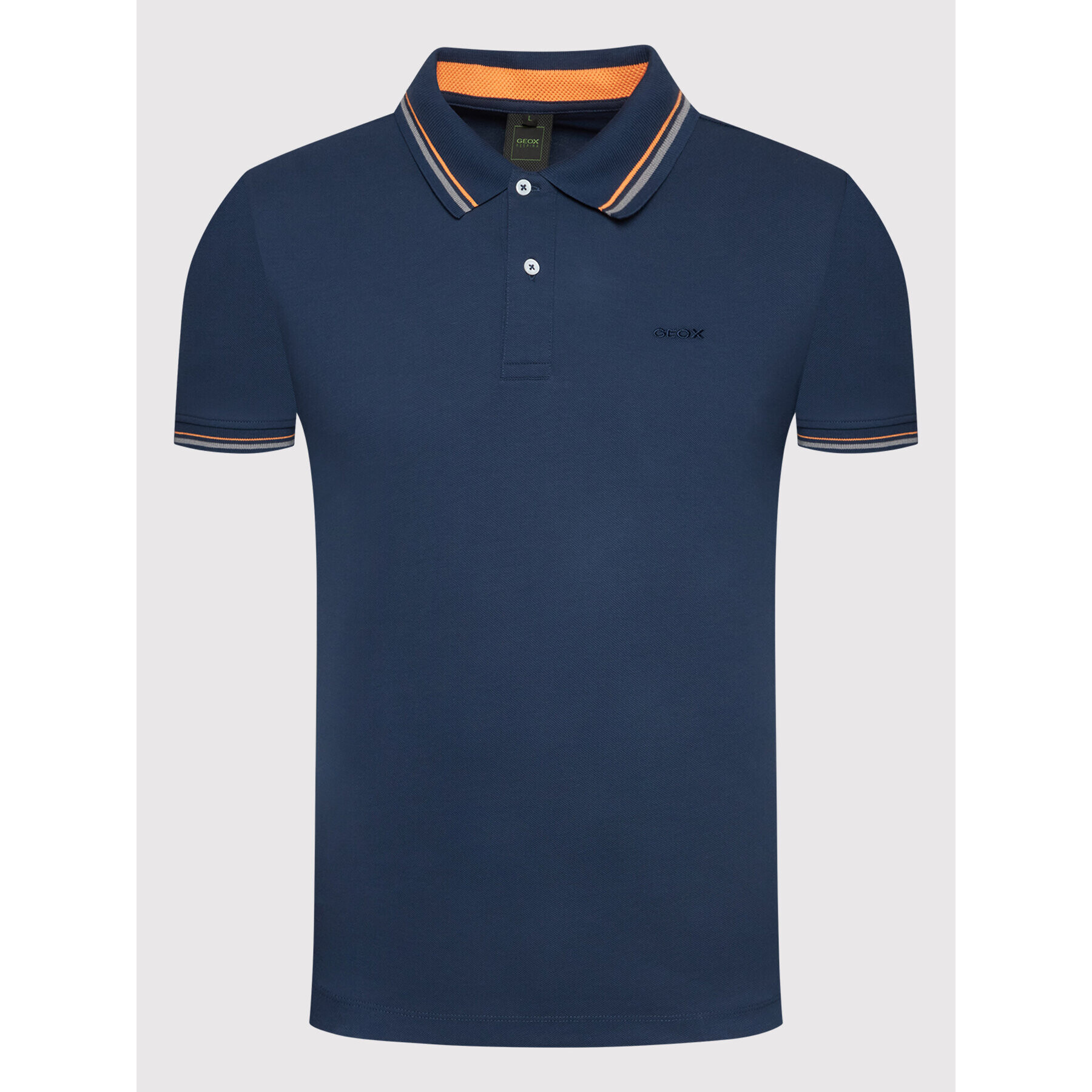 Geox Tricou polo Sustainable M2510A-T2649 F4070 Bleumarin Regular Fit - Pled.ro