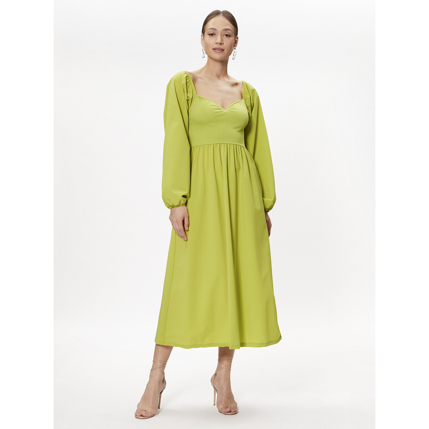 Gestuz Rochie de zi Mist 10906893 Verde Regular Fit - Pled.ro