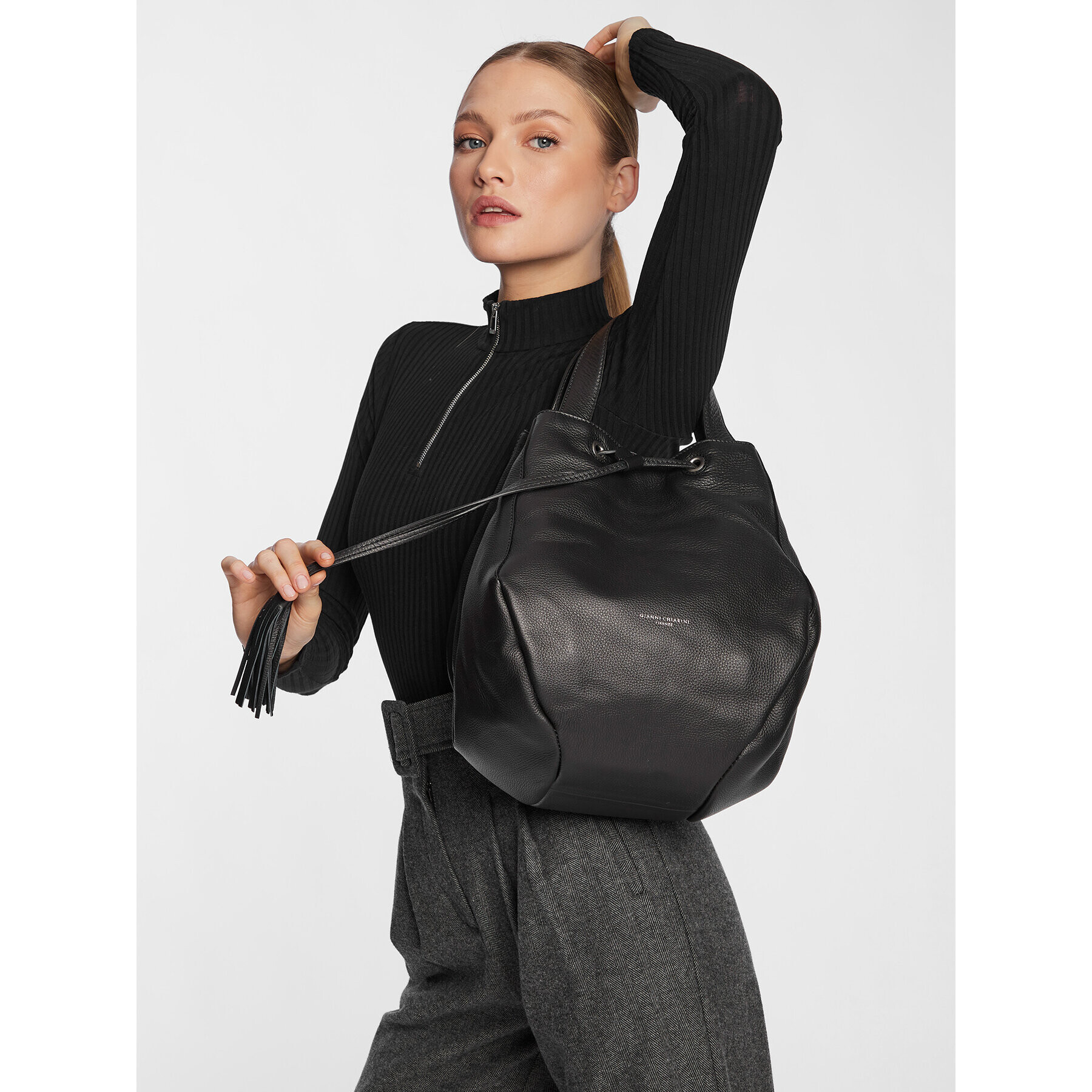 Gianni Chiarini Geantă Maya BS 10040 STSR Negru - Pled.ro