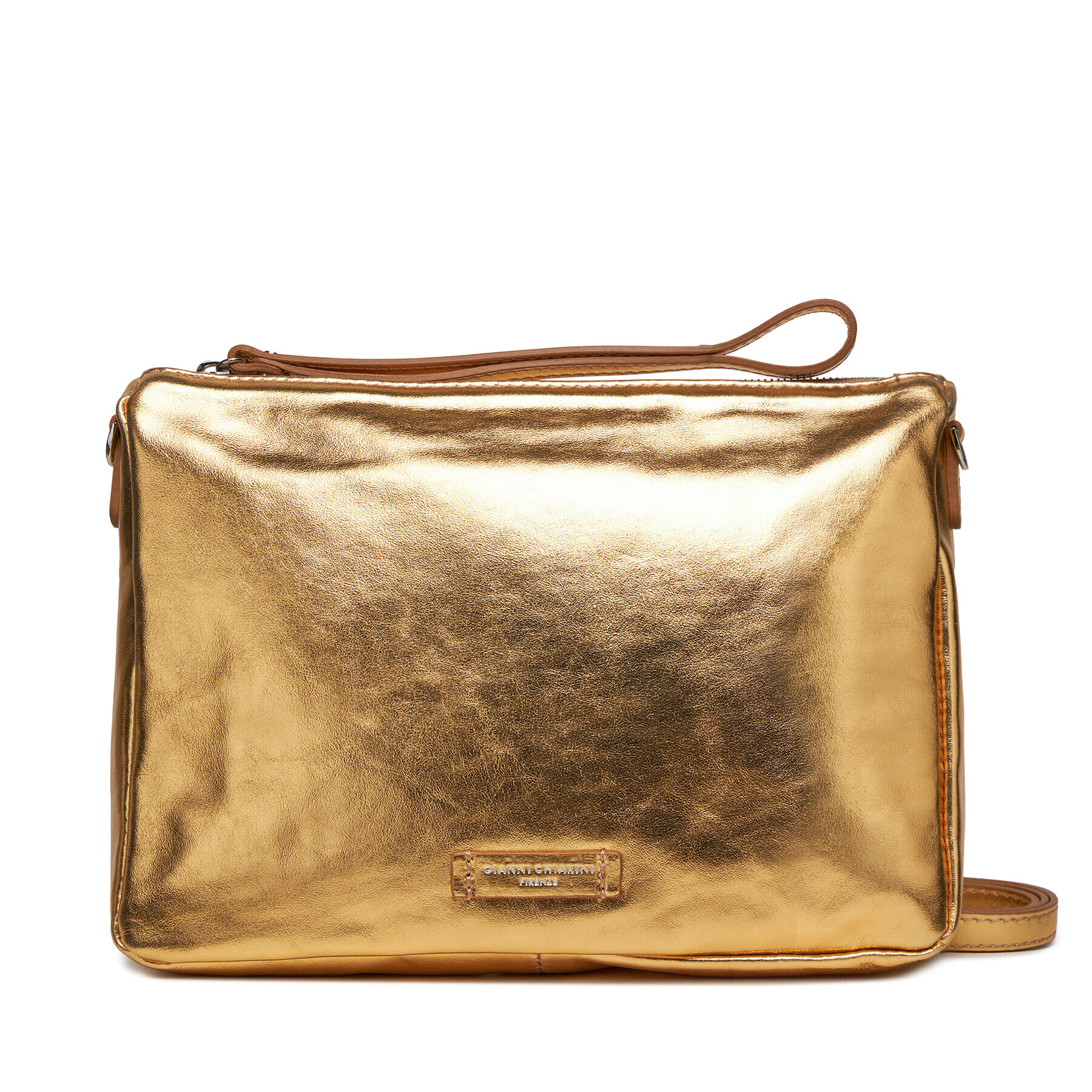 Gianni Chiarini Geantă Nora Pouch BS 10225/24PE FOU MET Auriu - Pled.ro