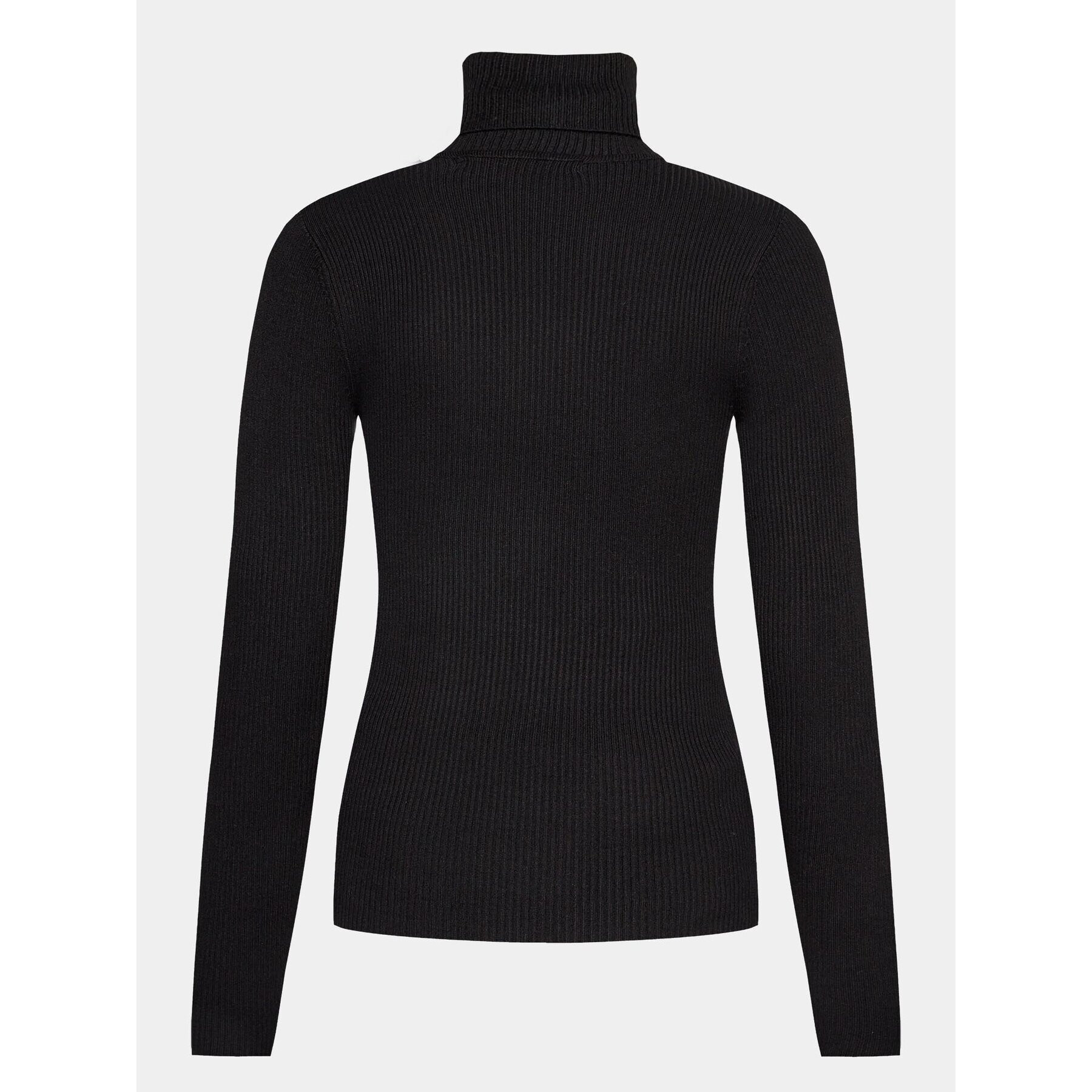 Gina Tricot Bluză cu gât 20625 Negru Regular Fit - Pled.ro