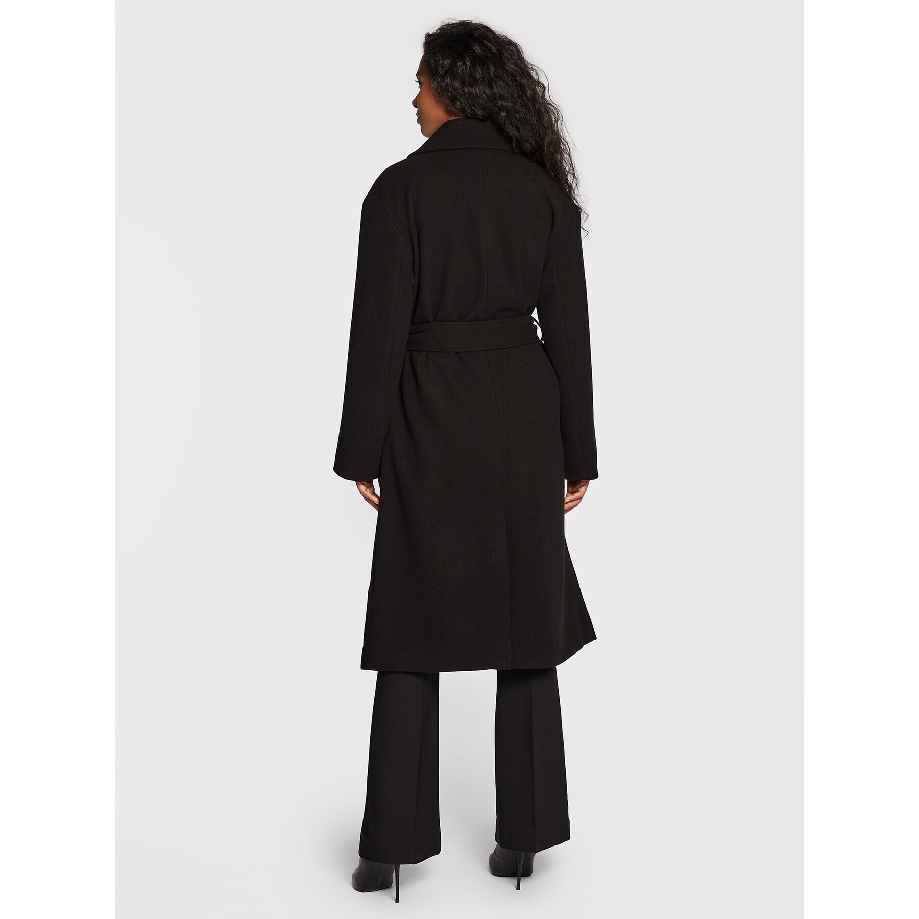 Gina Tricot Palton Irmelin 17723 Negru Oversize - Pled.ro