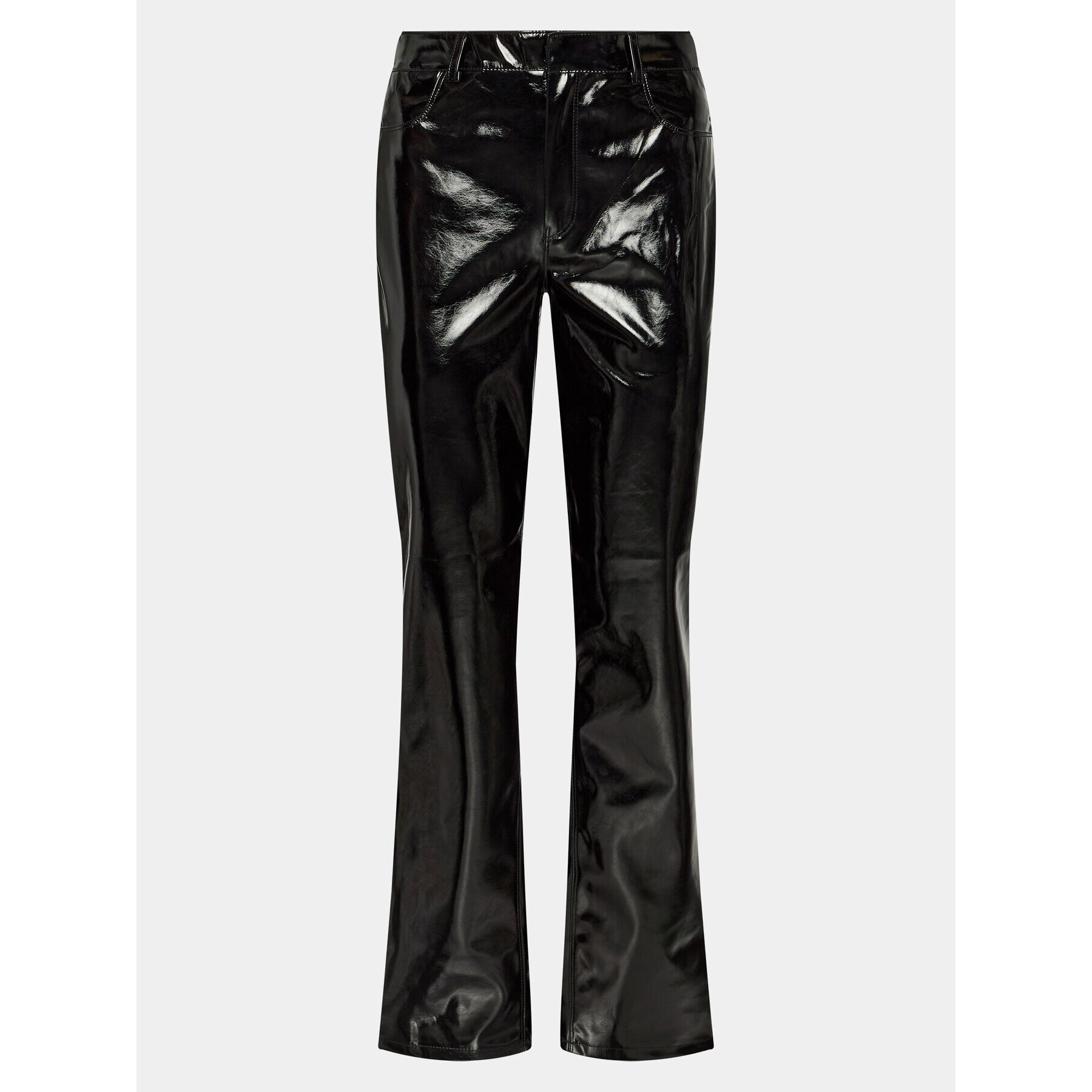 Gina Tricot Pantaloni din material 21348 Negru Regular Fit - Pled.ro