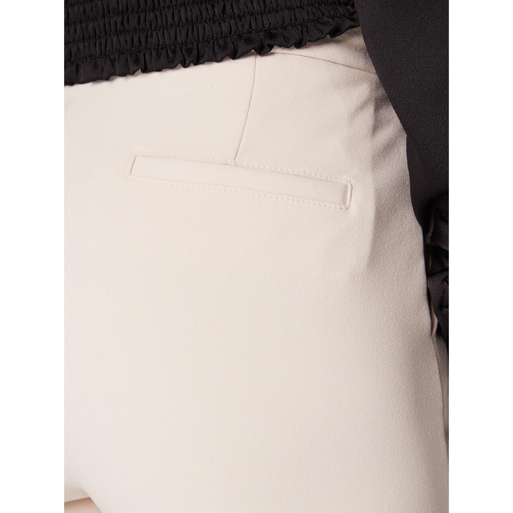 Gina Tricot Pantaloni din material Karin 18690 Bej Slim Fit - Pled.ro