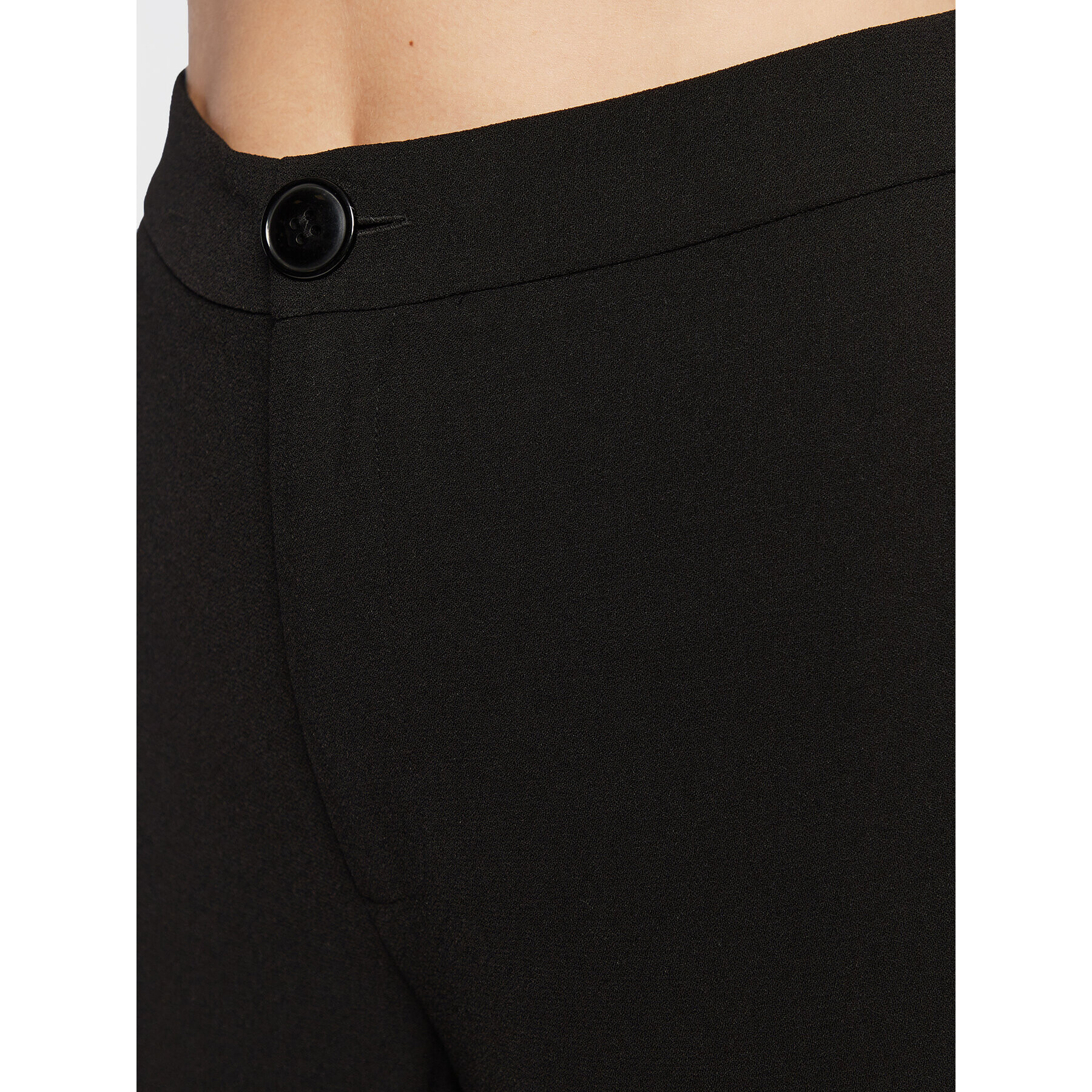 Gina Tricot Pantaloni din material Stina 17725 Negru Slim Fit - Pled.ro