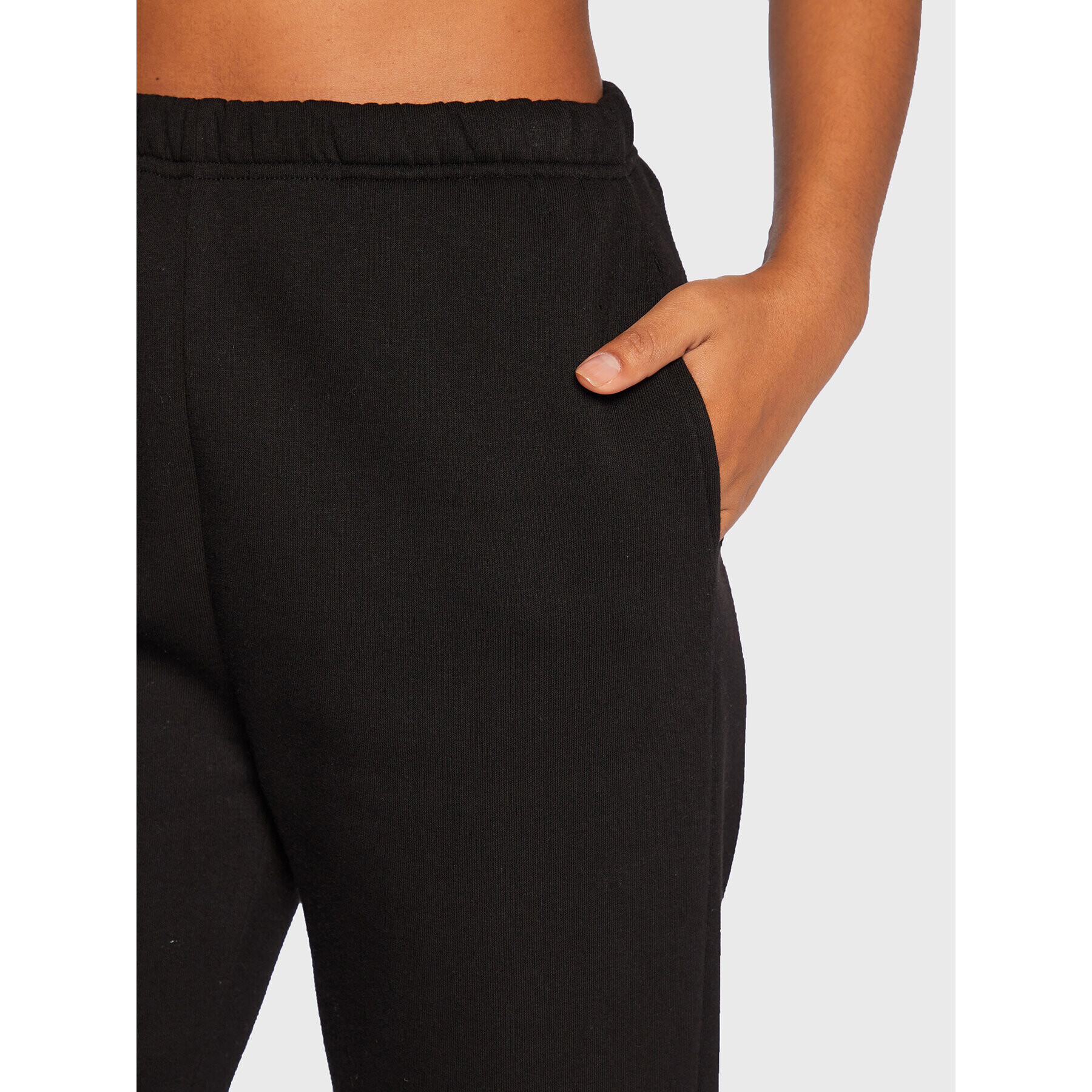 Gina Tricot Pantaloni trening Basic 87590 Negru Regular Fit - Pled.ro