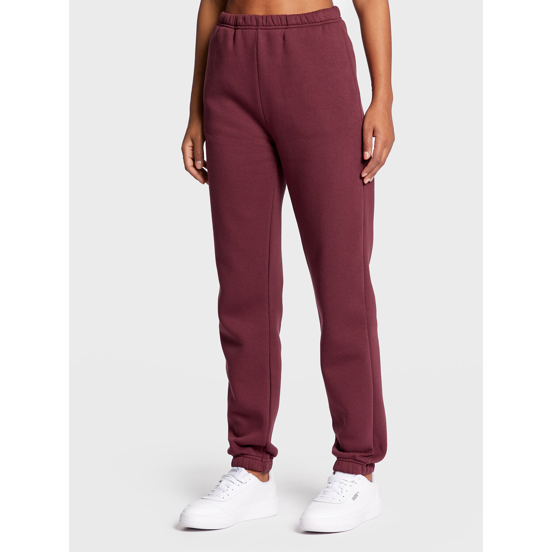 Gina Tricot Pantaloni trening Basic 87590 Vișiniu Regular Fit - Pled.ro