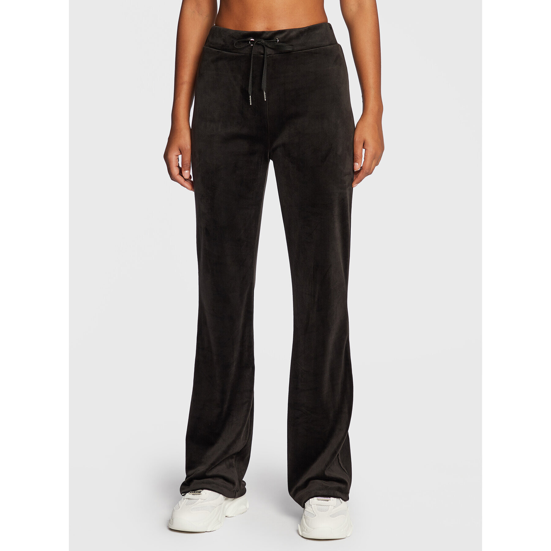 Gina Tricot Pantaloni trening Melinda 18218 Negru Regular Fit - Pled.ro