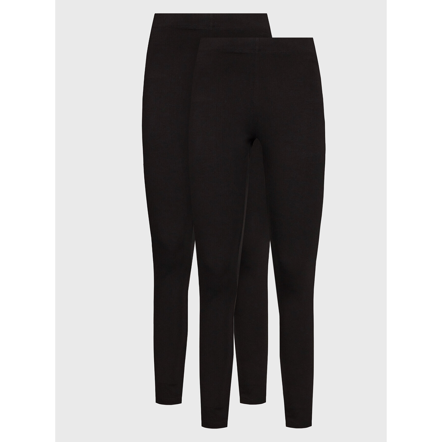 Gina Tricot Set 2 perechi leggings 86879 Negru Slim Fit - Pled.ro