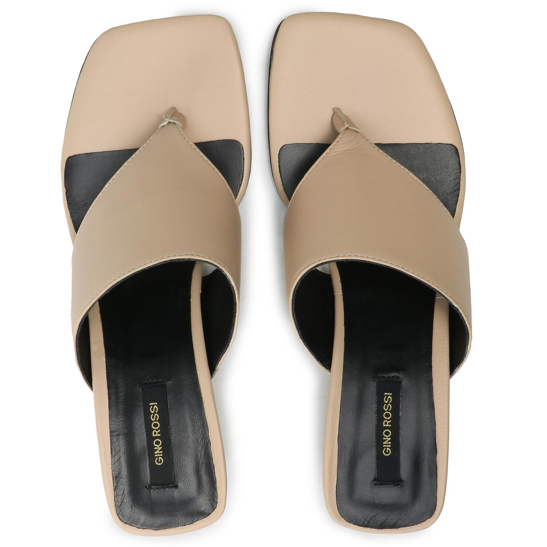 Gino Rossi Flip flop P821 Bej - Pled.ro