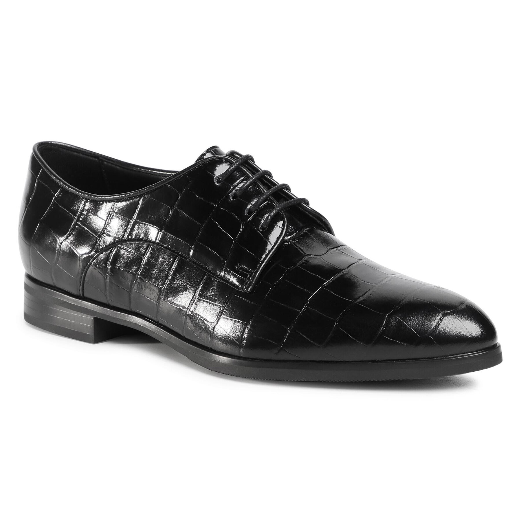 Gino Rossi Oxford DPK386-S48-1026-9900-0 Negru - Pled.ro