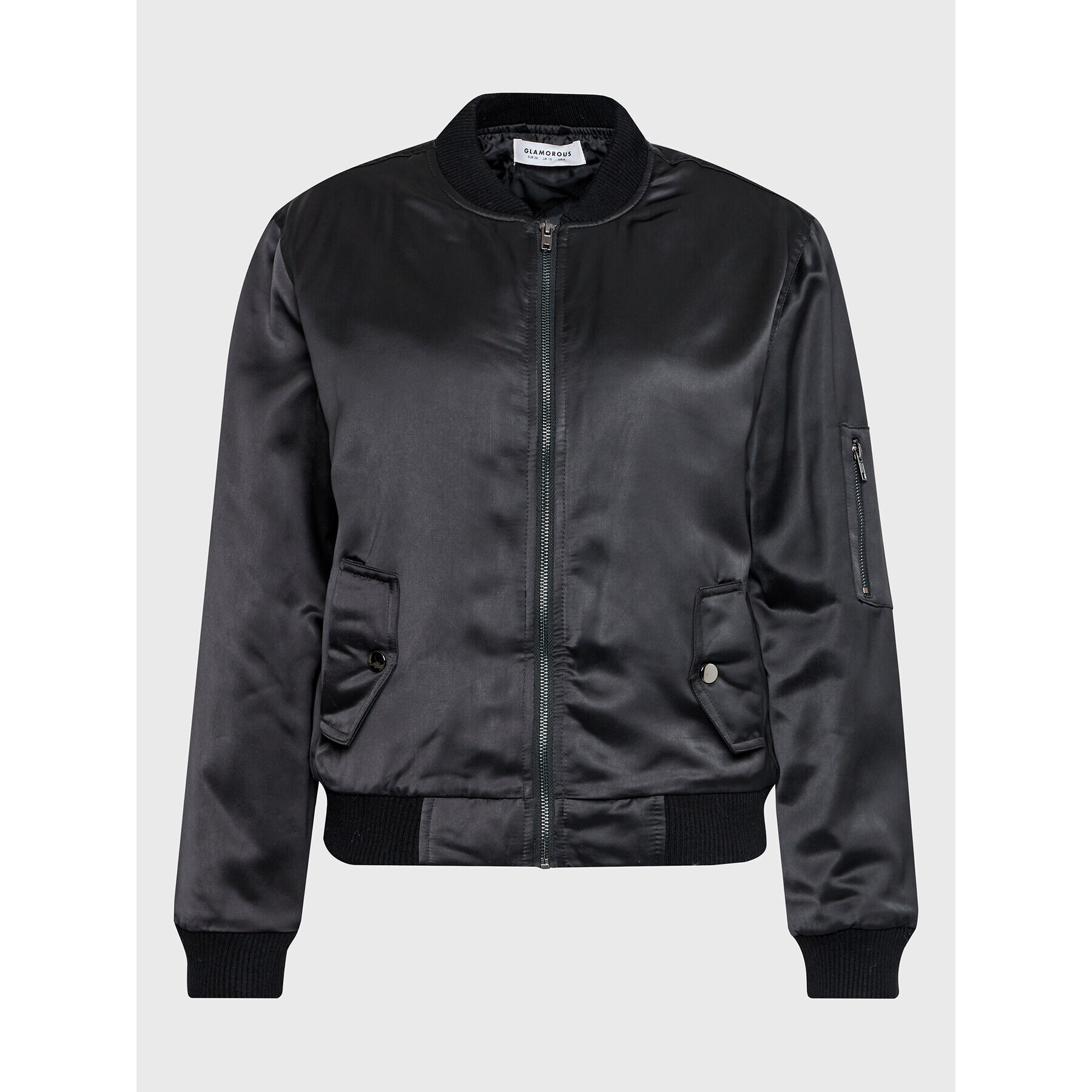 Glamorous Geacă bomber CK0657 Negru Regular Fit - Pled.ro