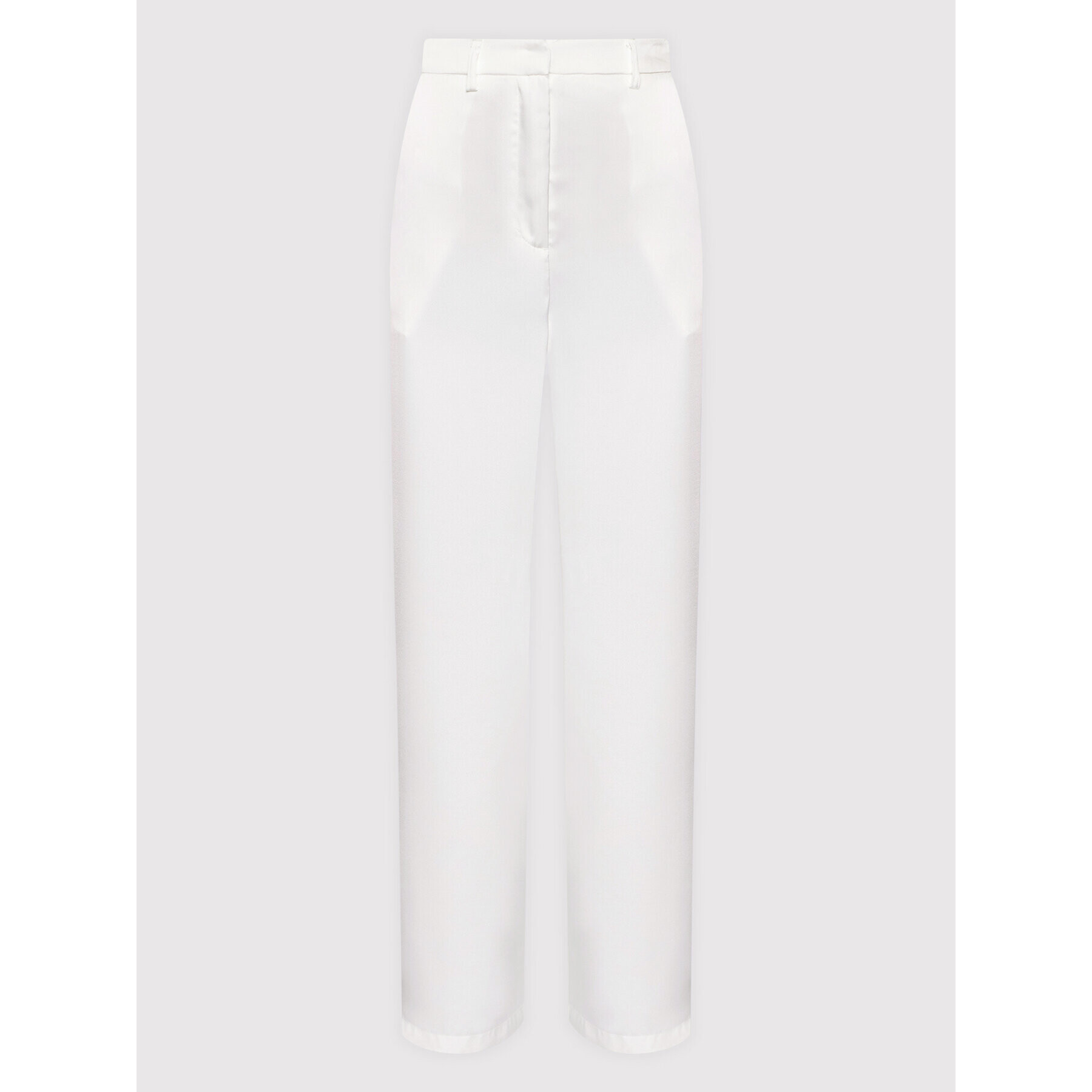 Glamorous Pantaloni din material GS0129A Alb Regular Fit - Pled.ro