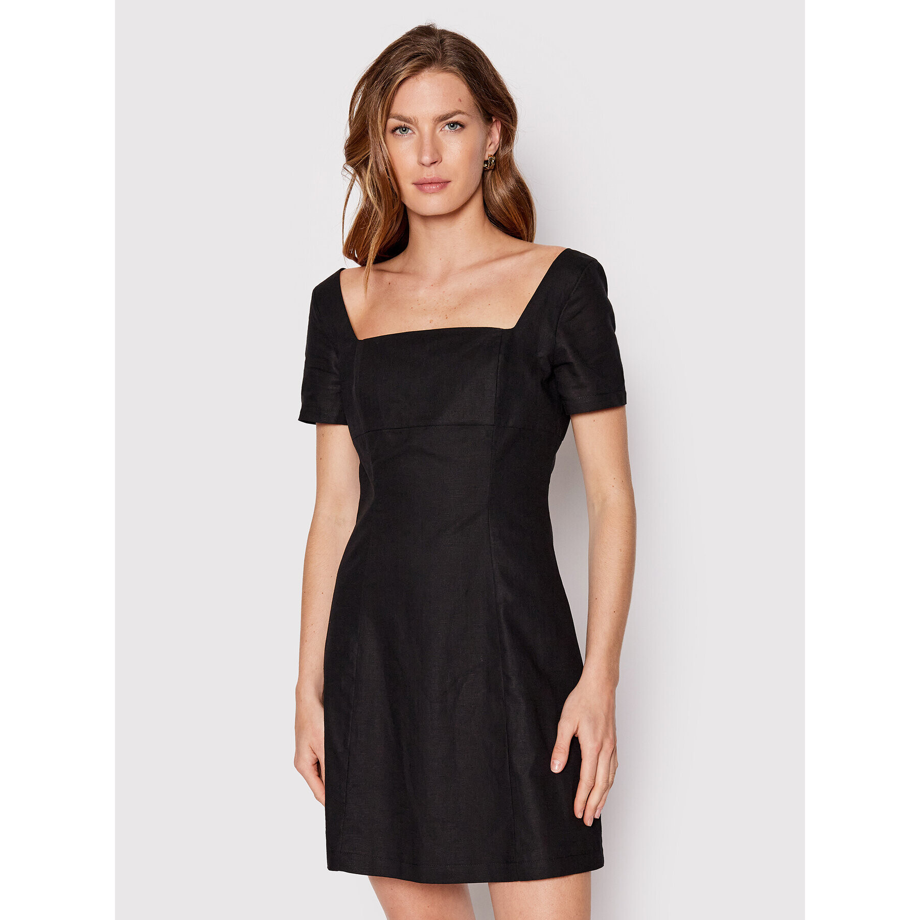 Glamorous Rochie de zi AC3561 Negru Regular Fit - Pled.ro