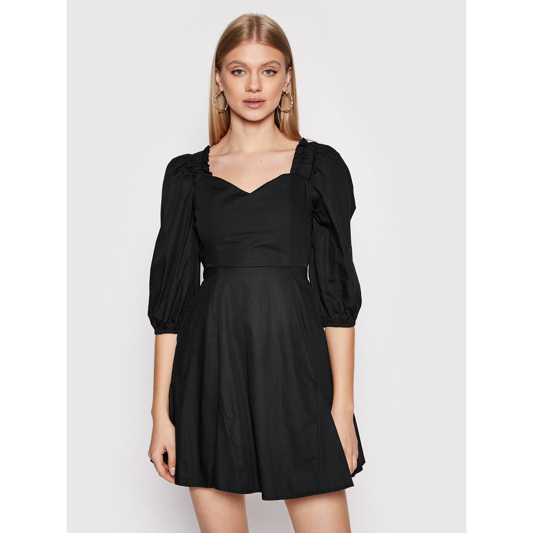 Glamorous Rochie de zi AC3566 Negru Regular Fit - Pled.ro