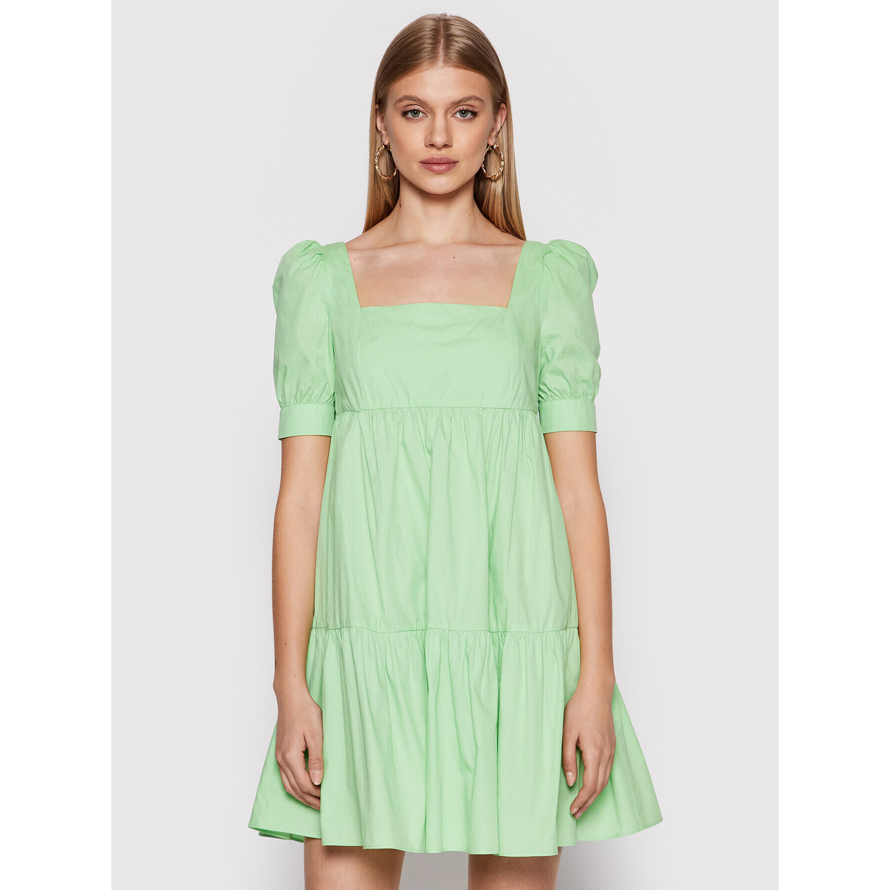 Glamorous Rochie de zi CA0290 Verde Flattering Fit - Pled.ro