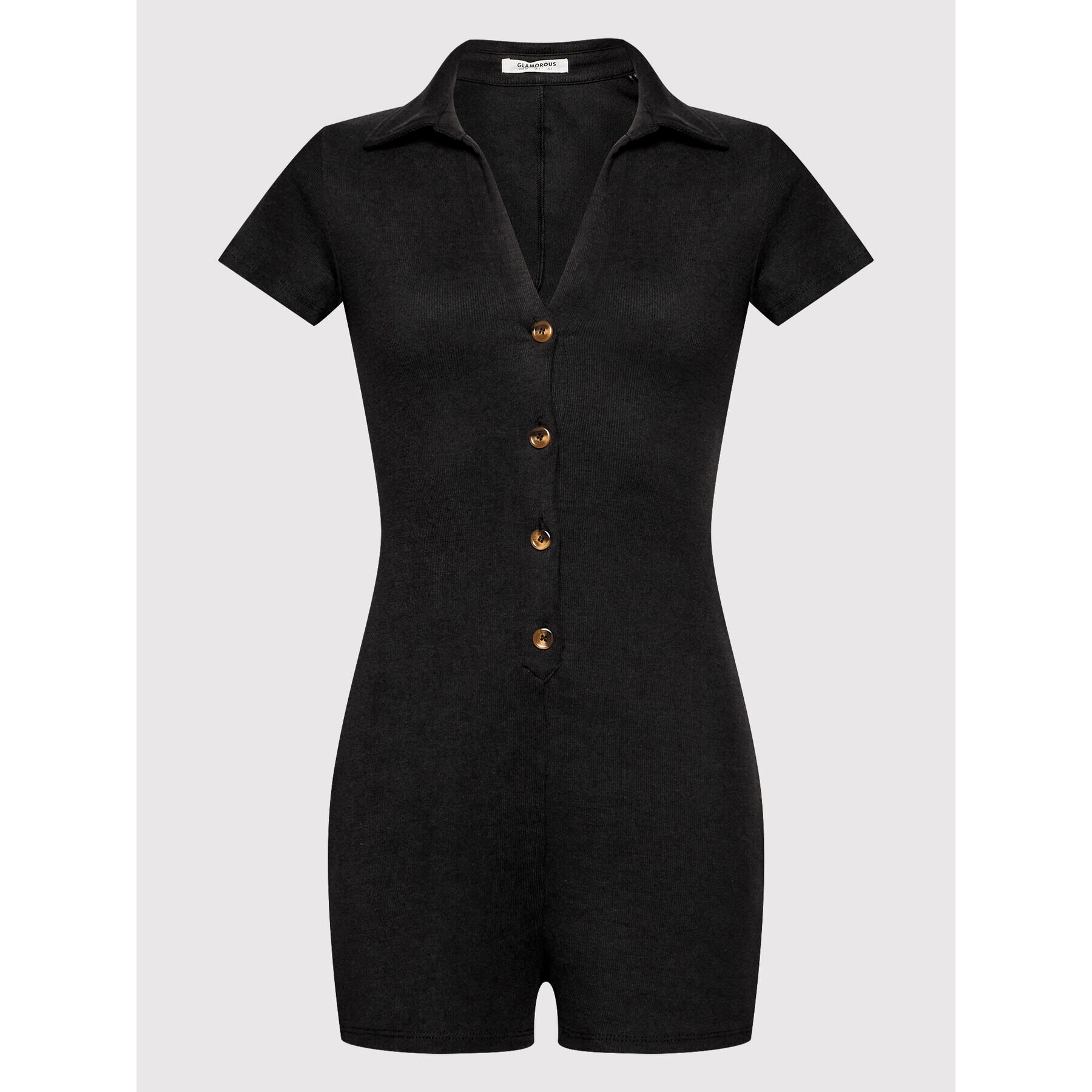 Glamorous Salopetă AN4212 Negru Regular Fit - Pled.ro