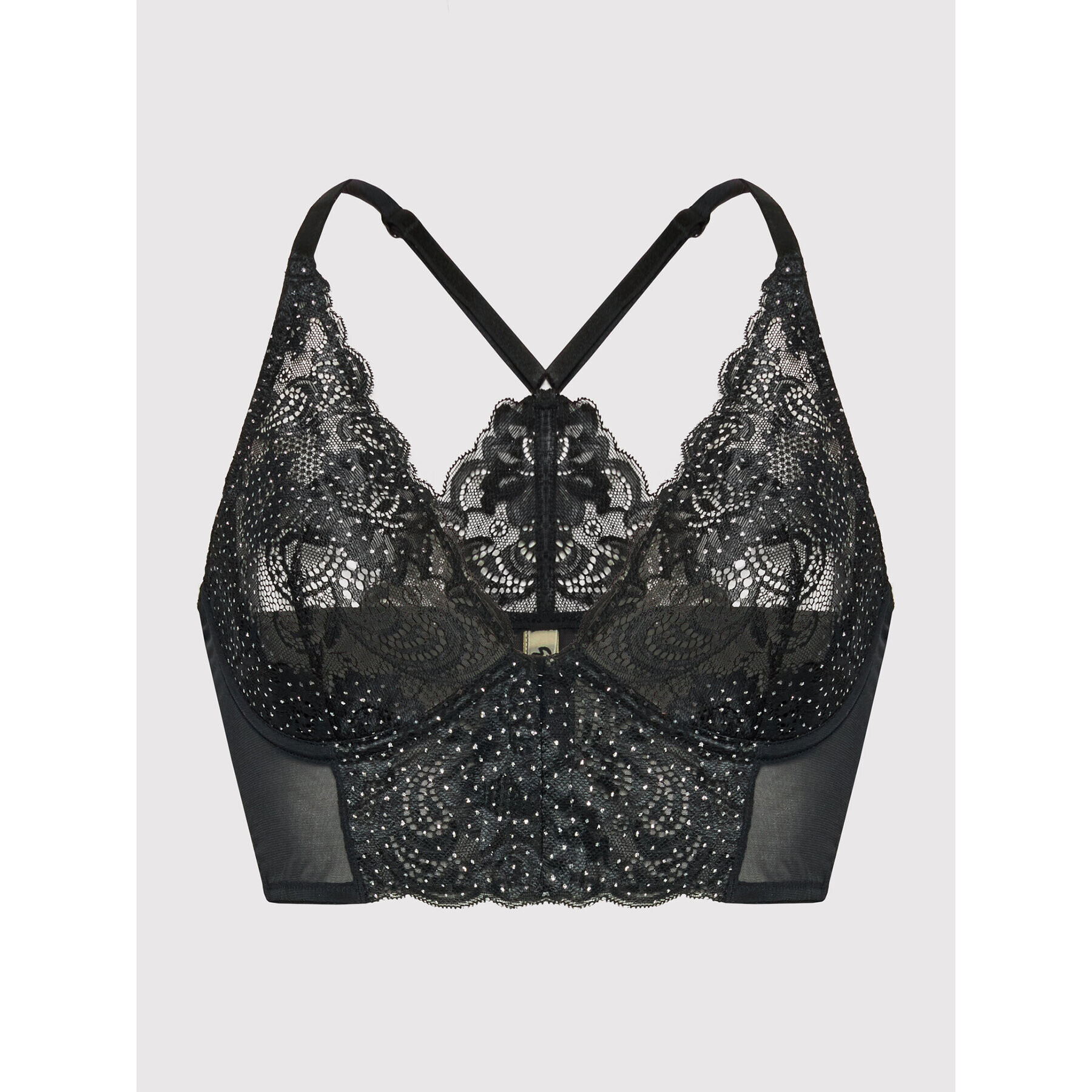 Gossard Sutien Bralette Glitter 17708 Negru - Pled.ro