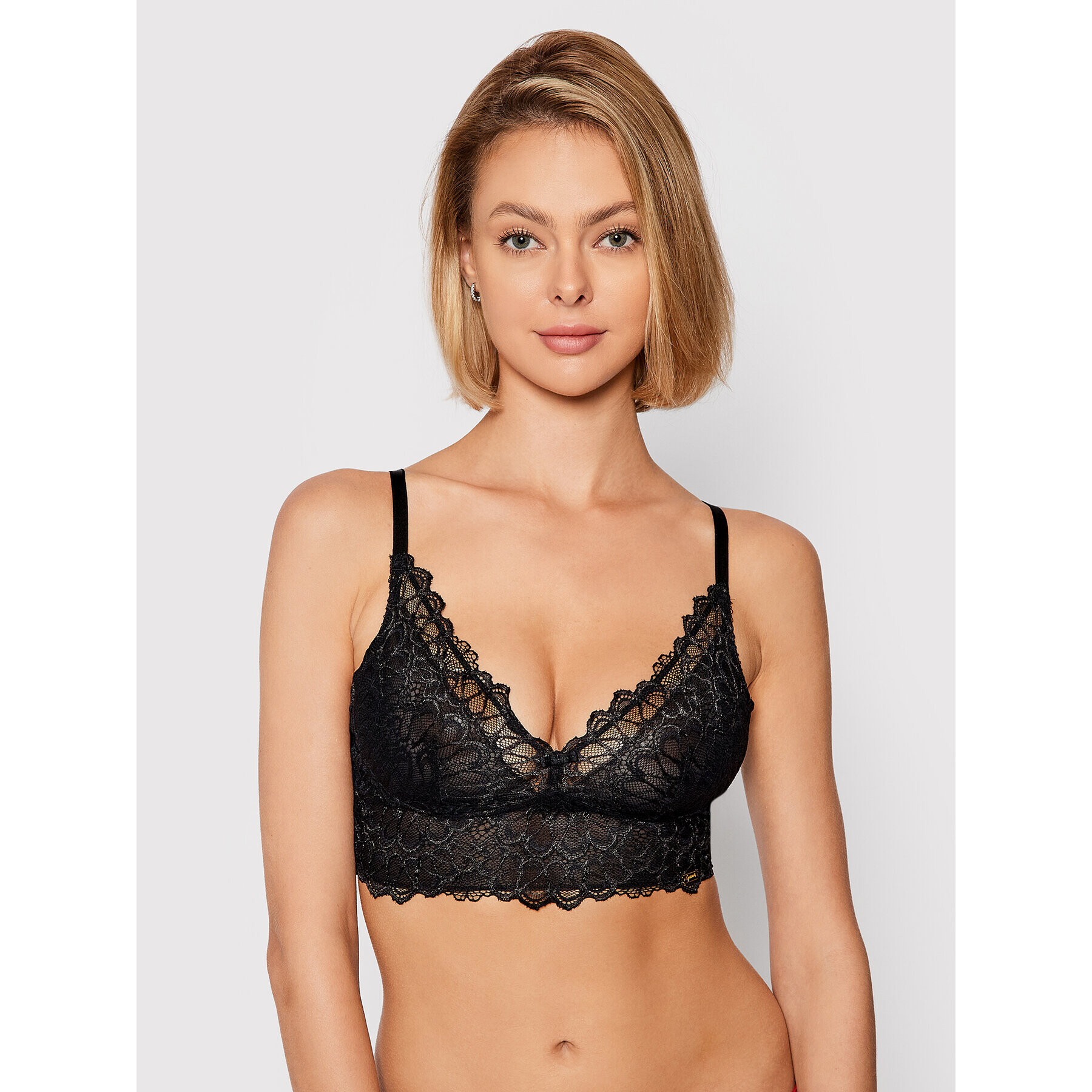 Gossard Sutien Bralette Swirl 17808 Negru - Pled.ro