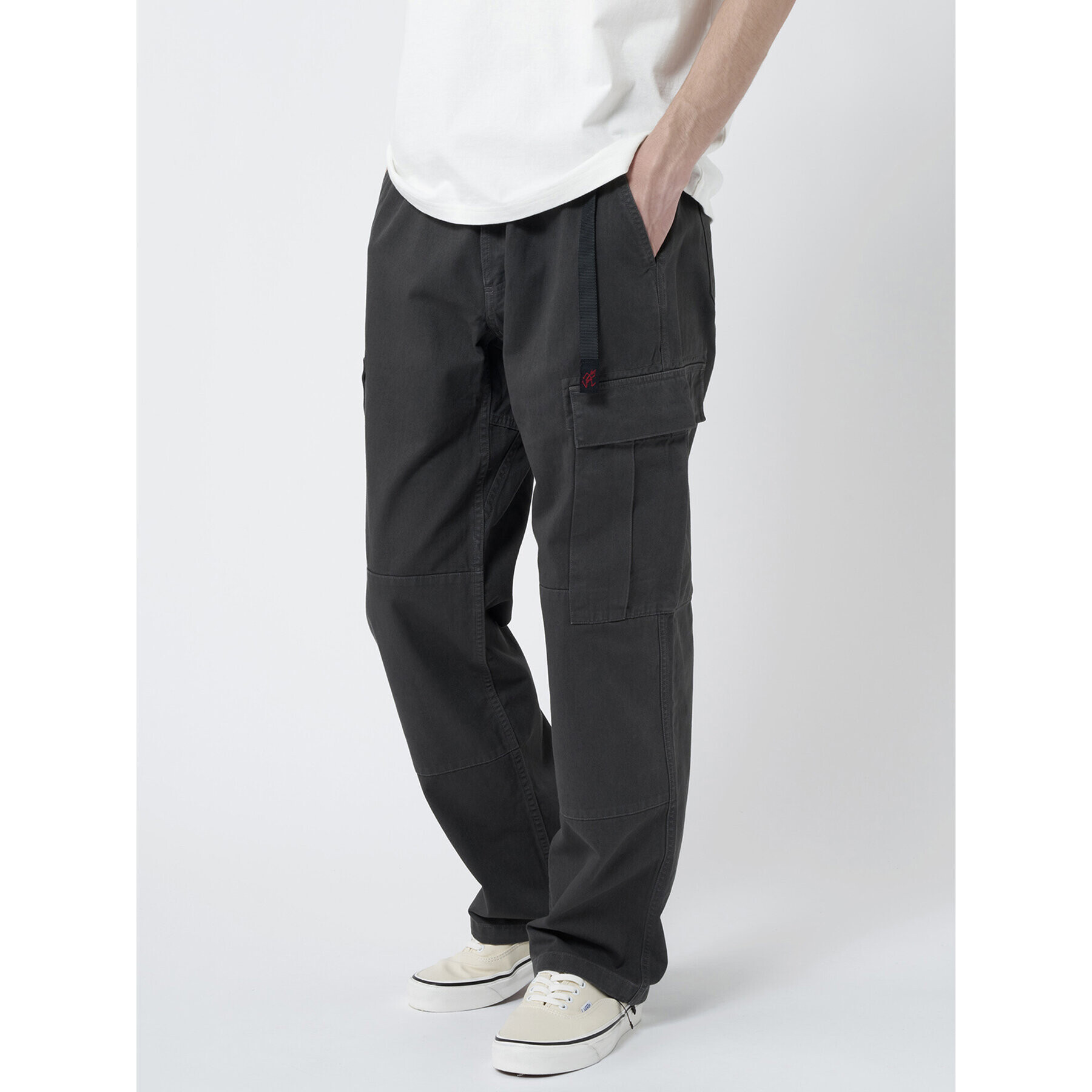 Gramicci Pantaloni din material G2FM-P001 Gri Regular Fit - Pled.ro