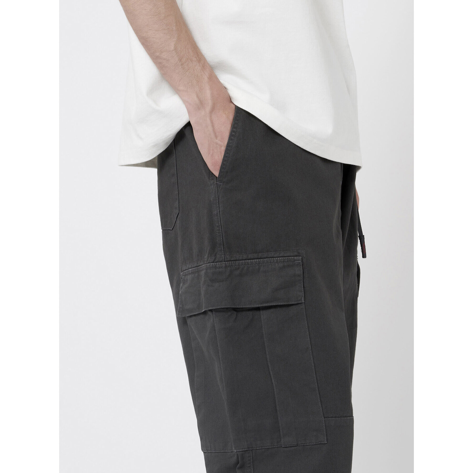 Gramicci Pantaloni din material G2FM-P001 Gri Regular Fit - Pled.ro