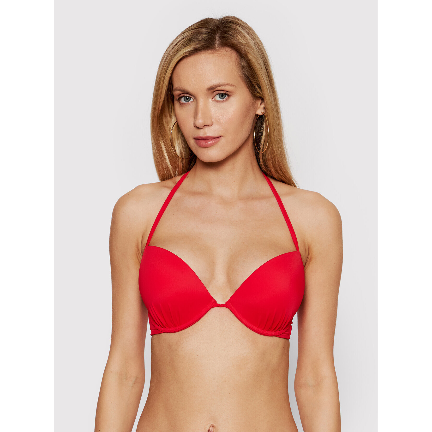 Guess Bikini partea de sus E1GJ54 LY00K Roșu - Pled.ro