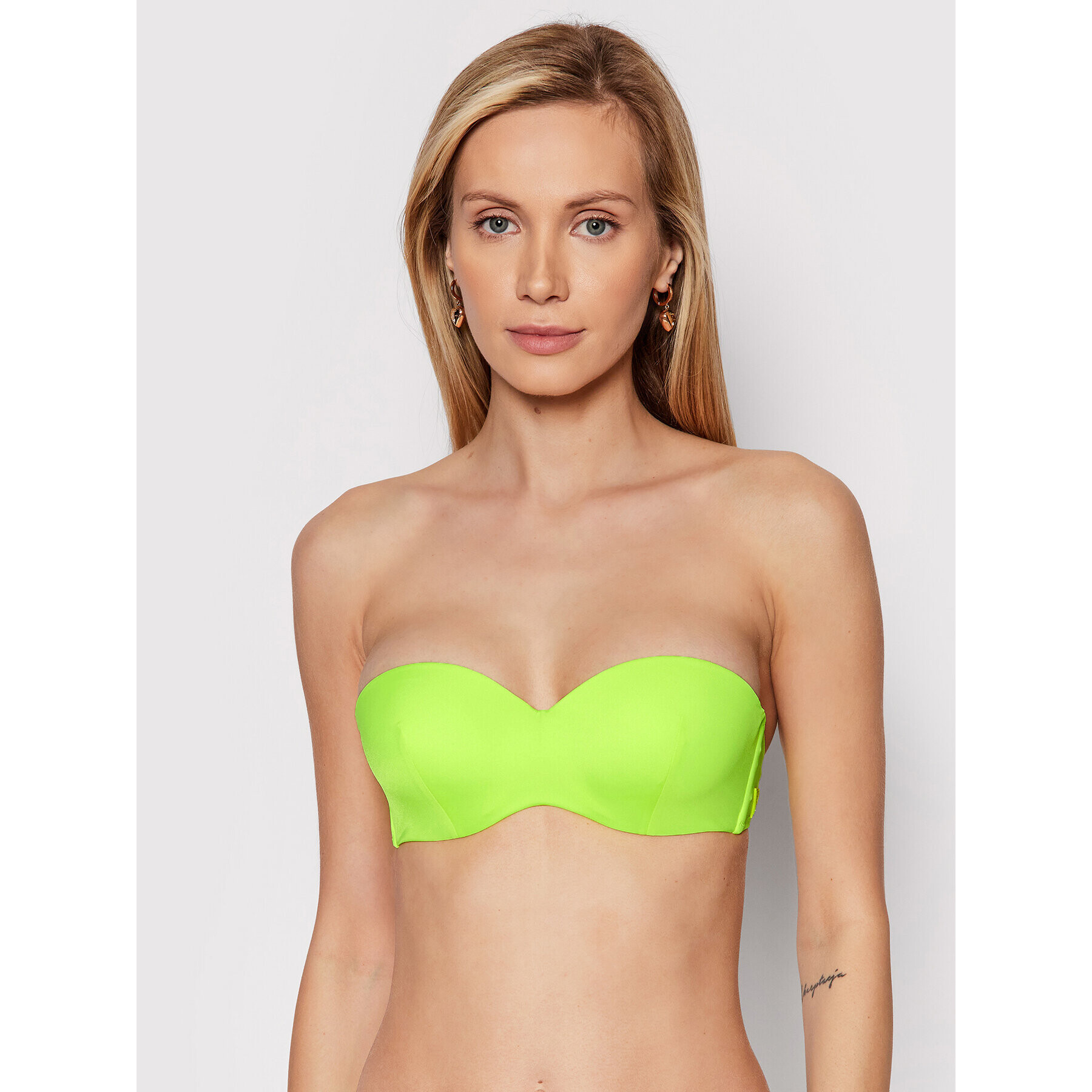 Guess Bikini partea de sus E2GJ52 MC044 Verde - Pled.ro