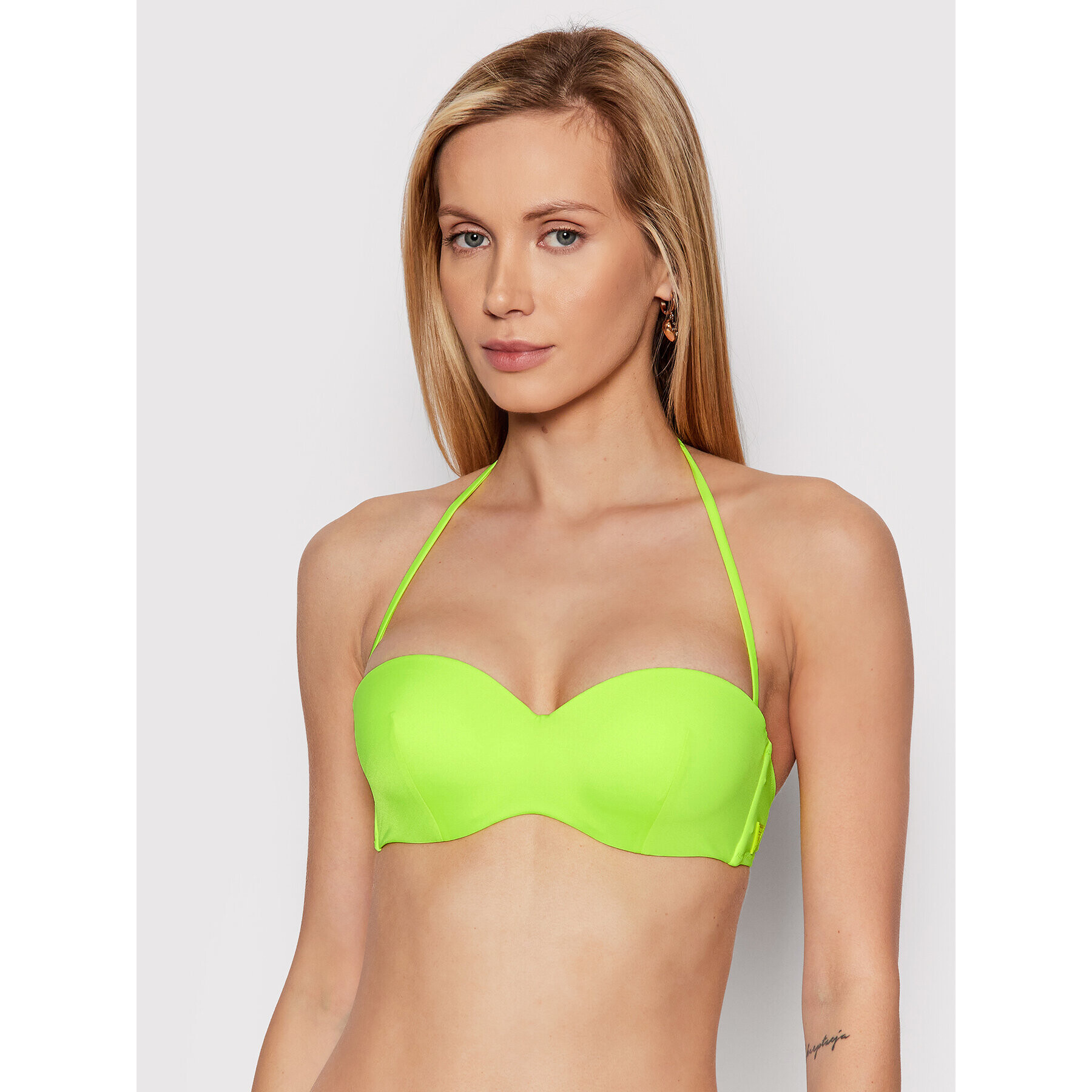 Guess Bikini partea de sus E2GJ52 MC044 Verde - Pled.ro