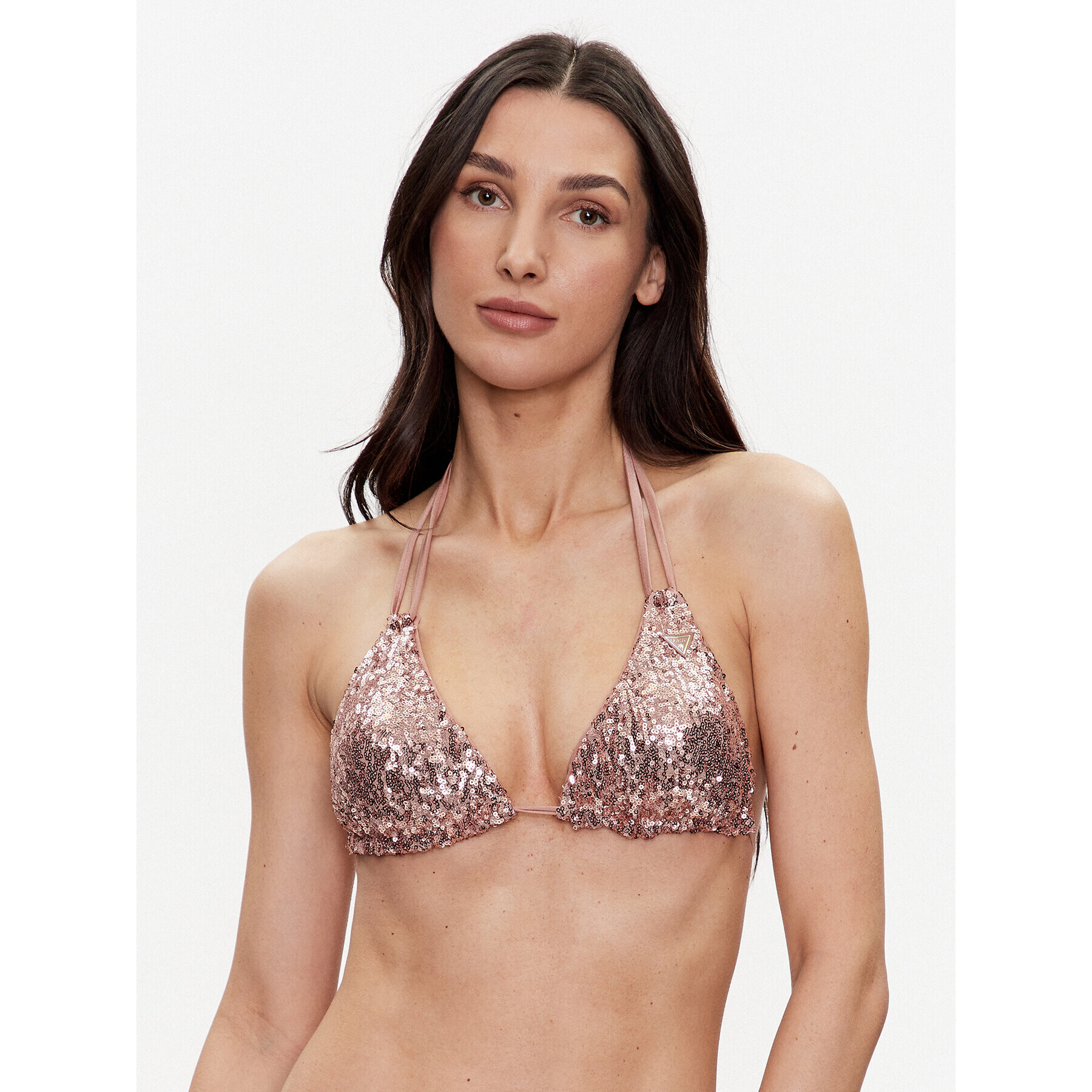 Guess Bikini partea de sus E3GJ03 KBMV0 Roz - Pled.ro