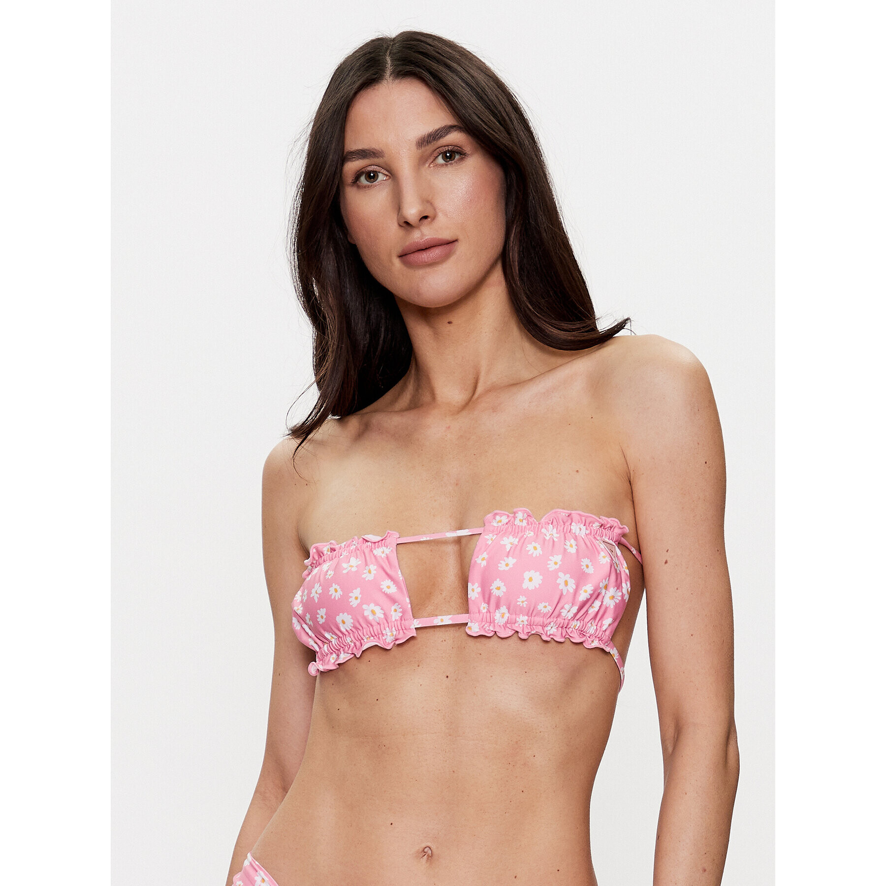 Guess Bikini partea de sus E3GJ22 MC04R Roz - Pled.ro