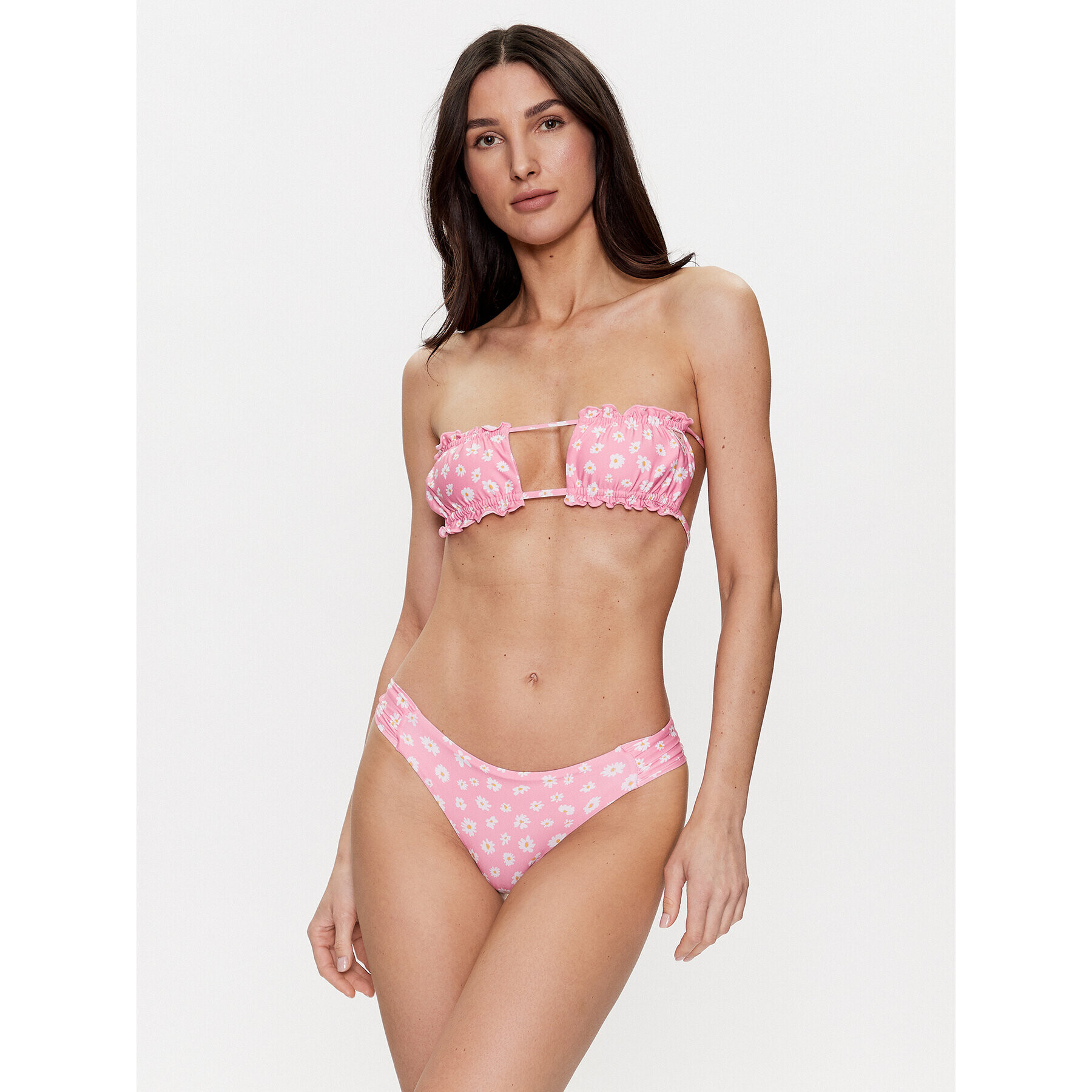 Guess Bikini partea de sus E3GJ22 MC04R Roz - Pled.ro