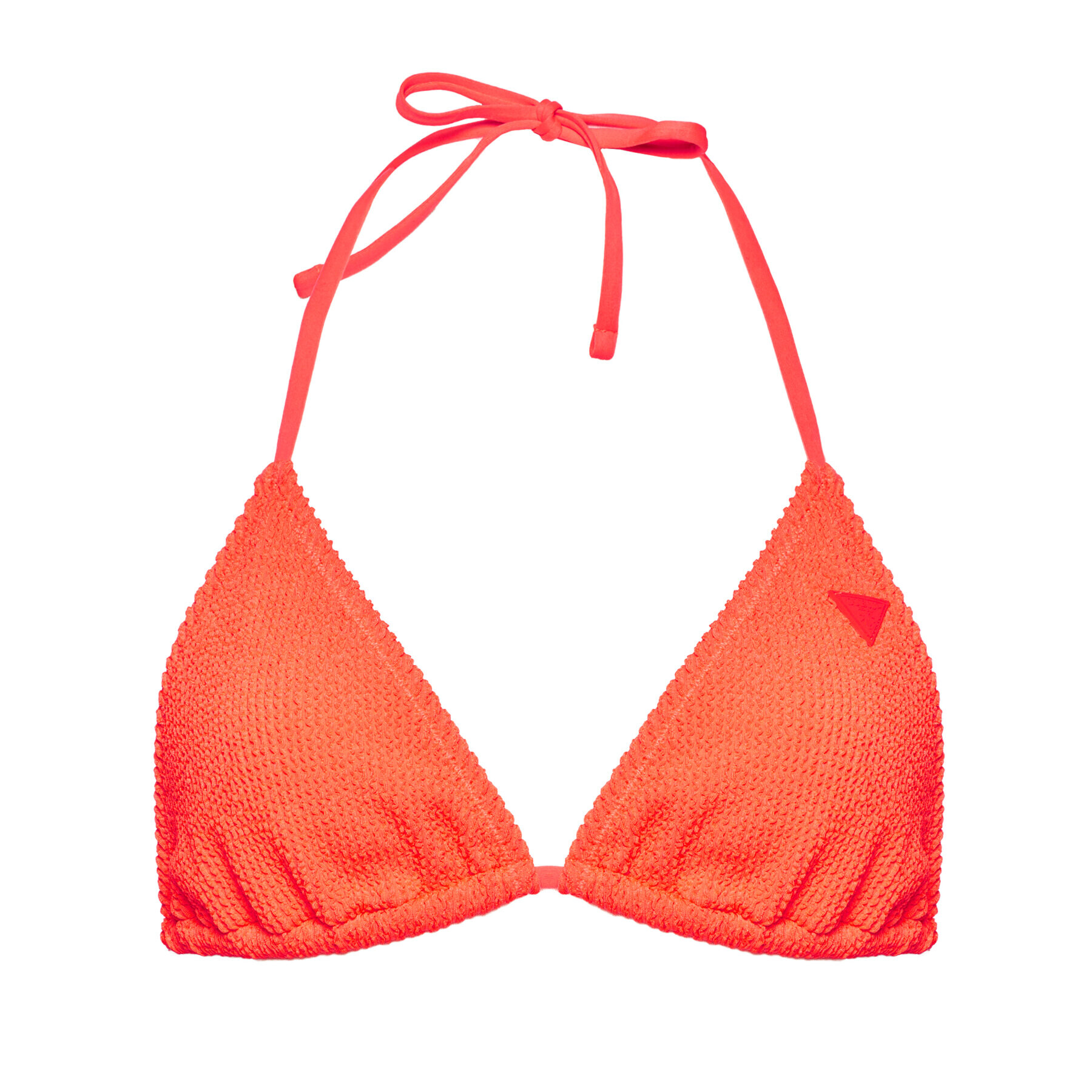 Guess Bikini partea de sus Triangle E1GJ53 MC03P Portocaliu - Pled.ro